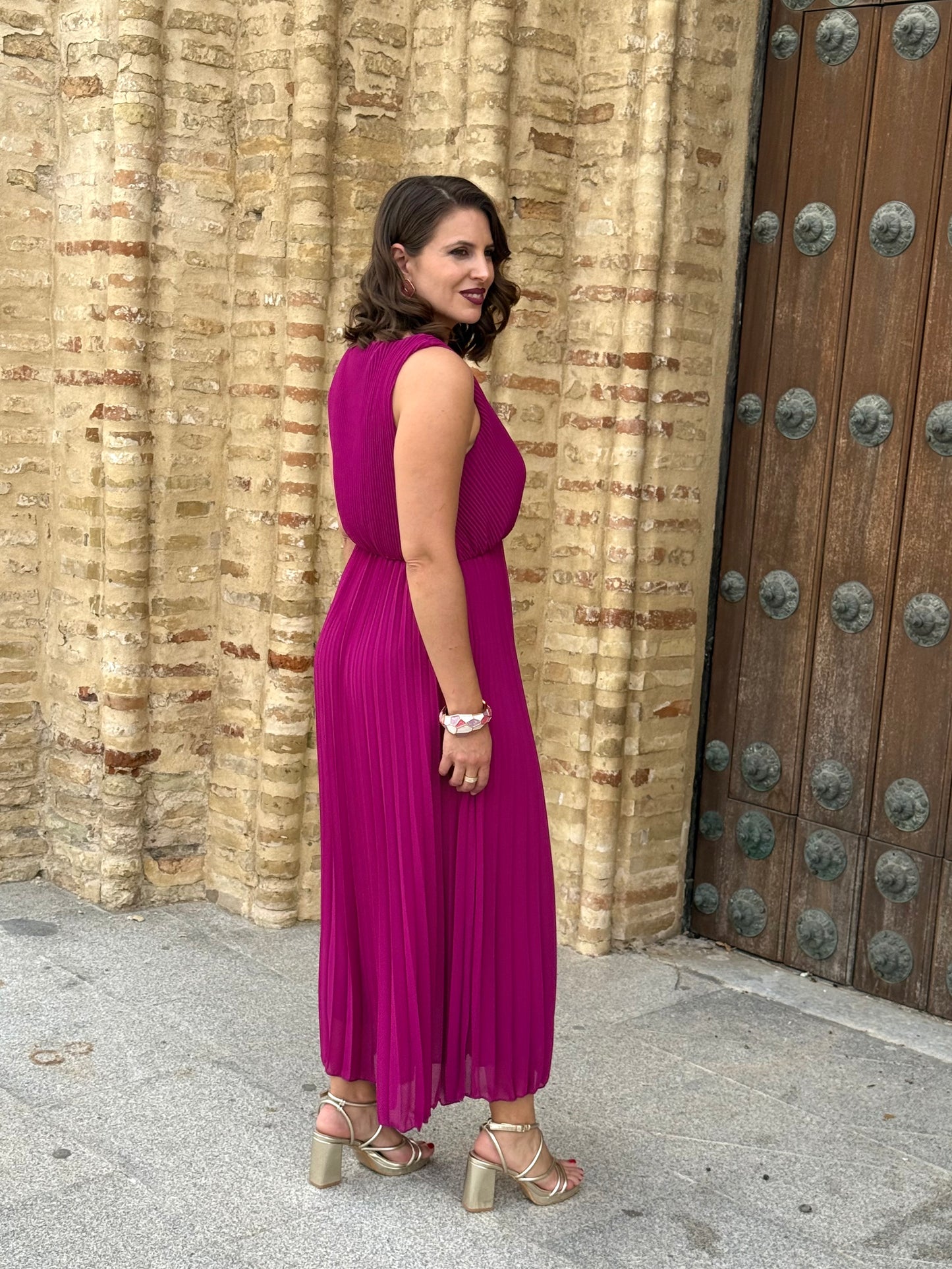 Vestido Sicilia Buganvilla