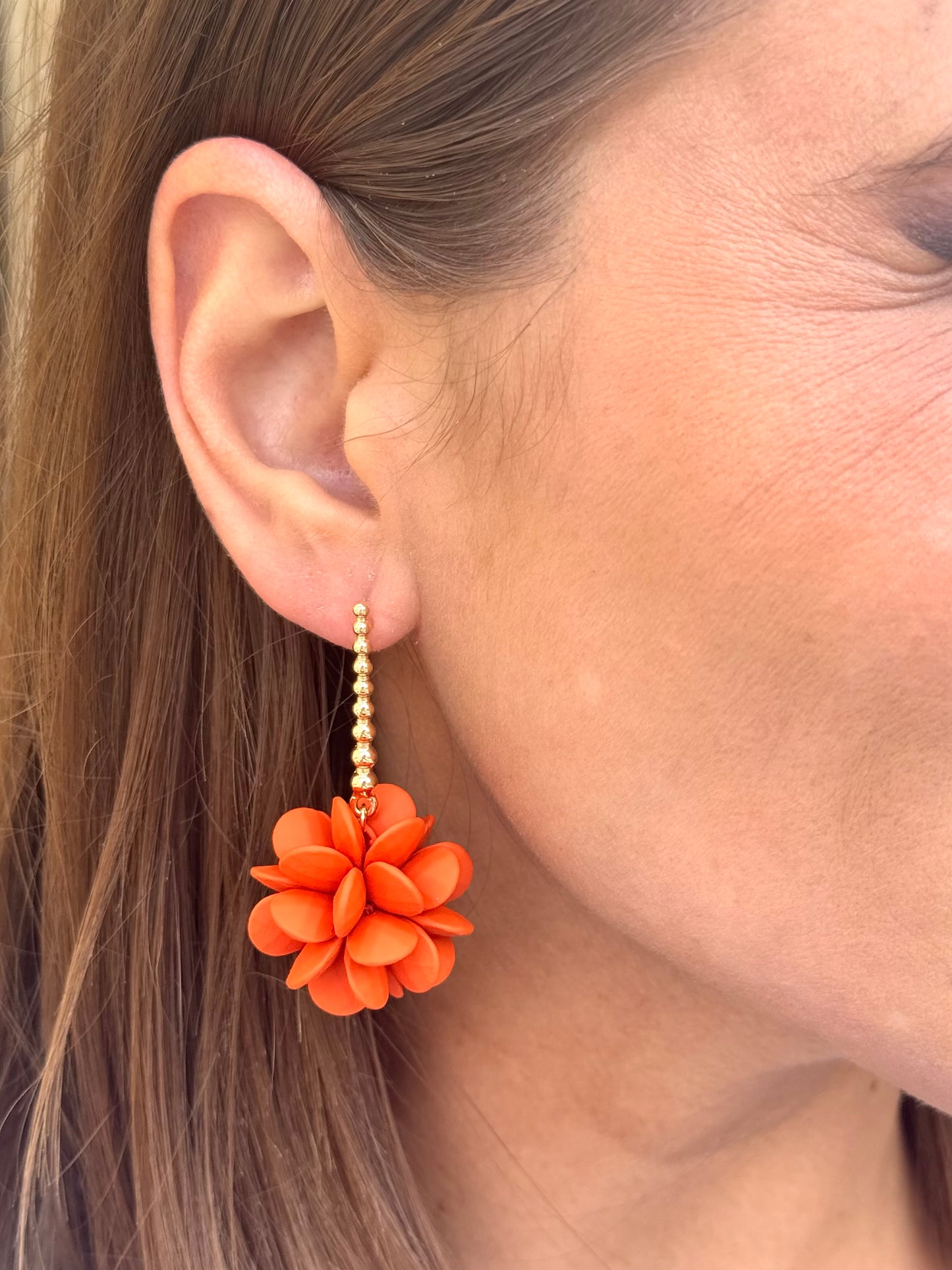 Pendientes Granada Naranja