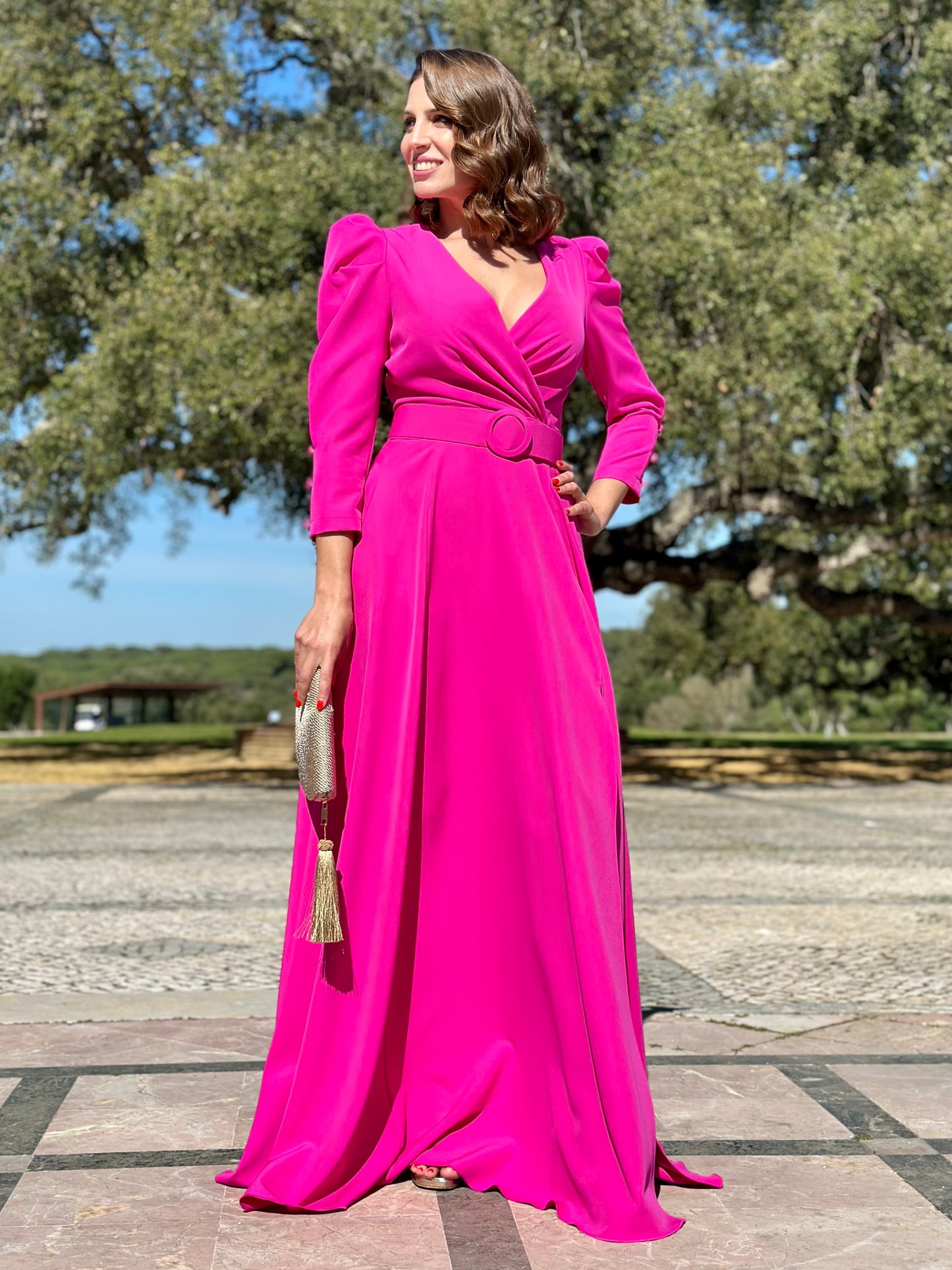 Vestido Chipiona Buganvilla