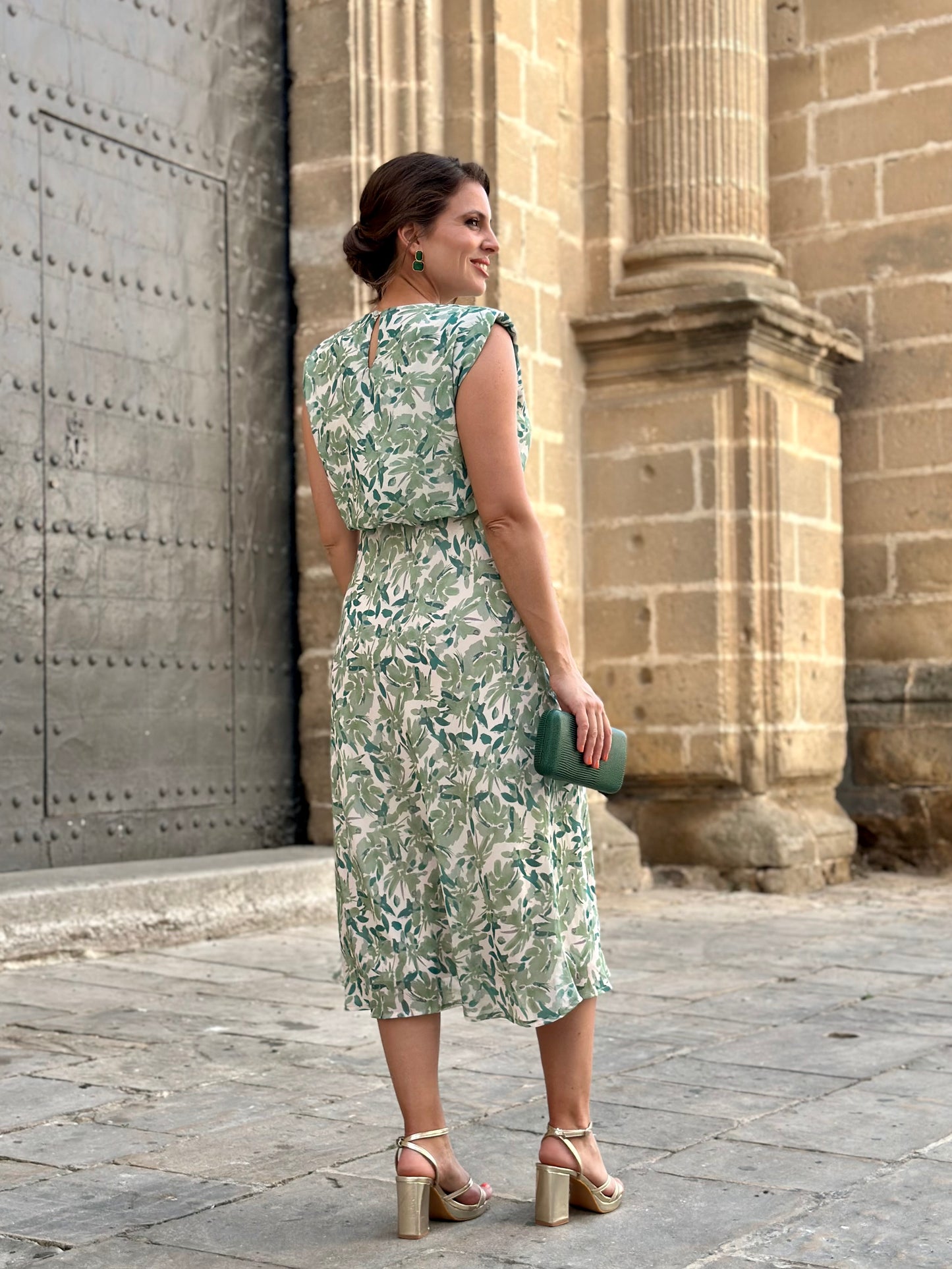 Vestido Bombay Verdoso