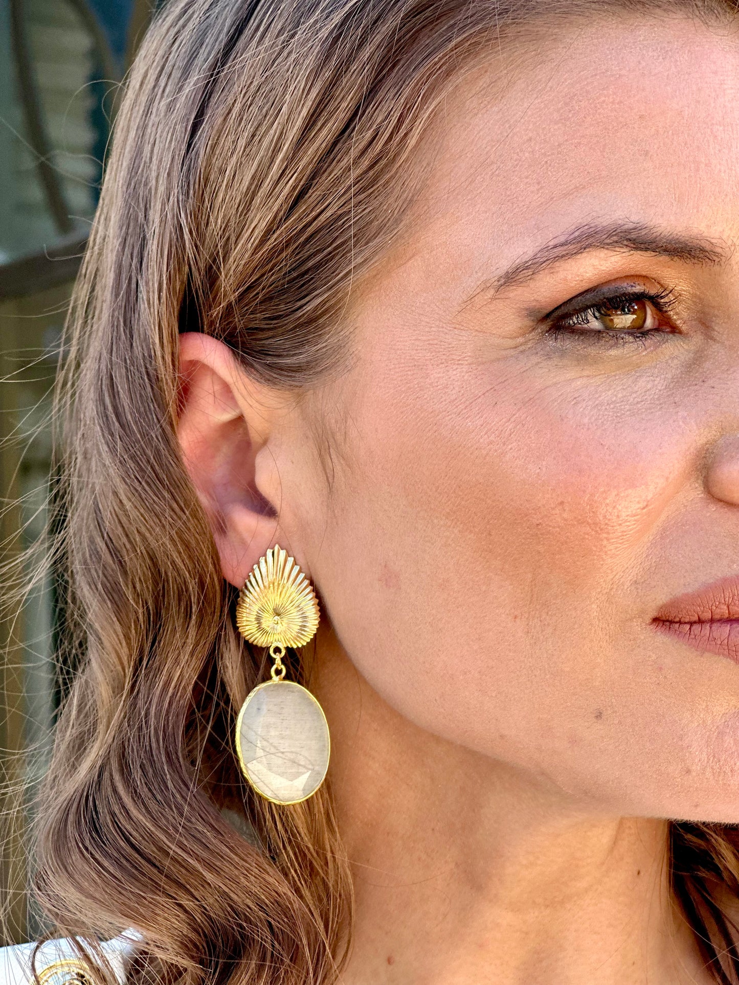 Pendientes Tineos Nácar