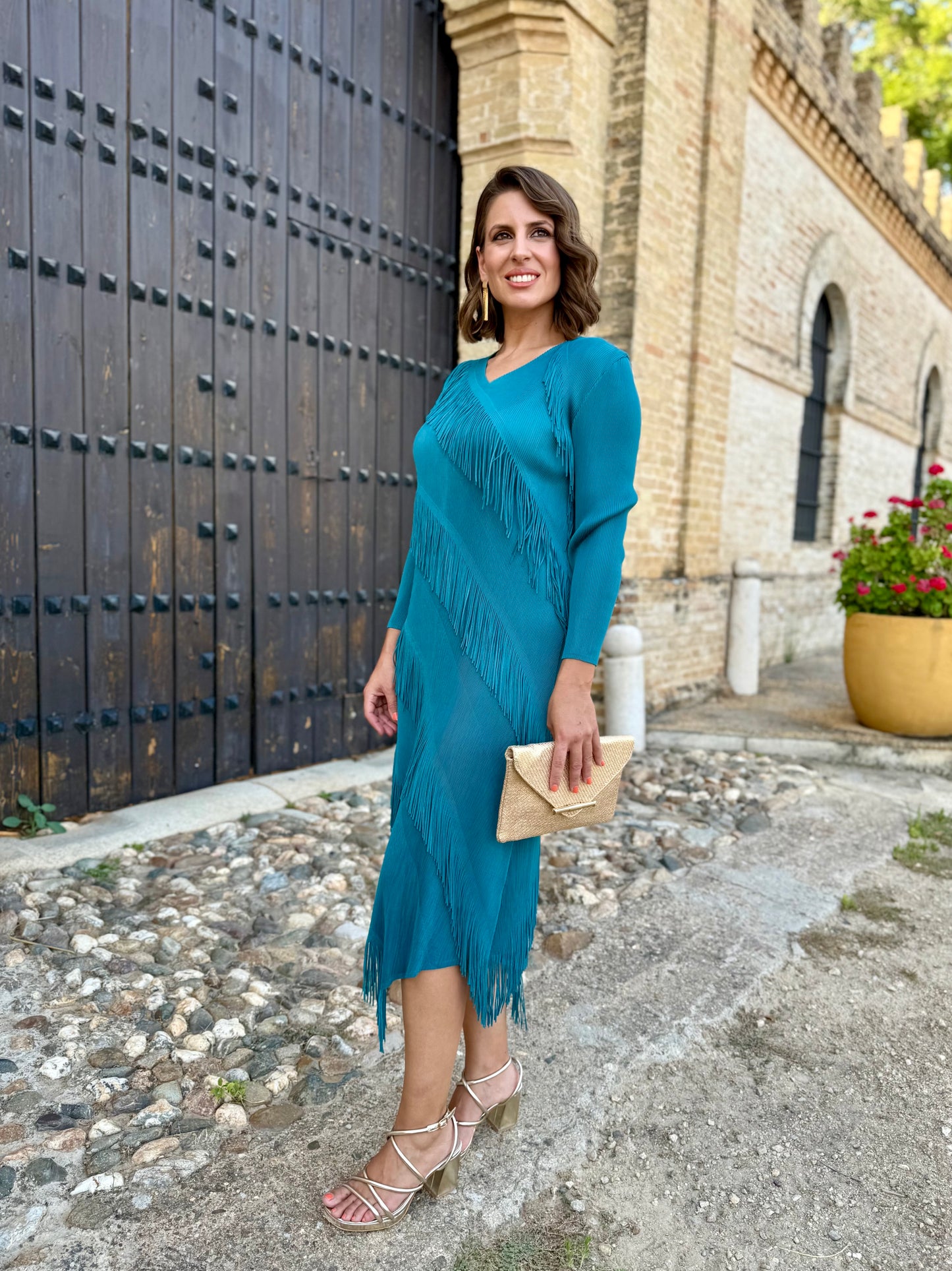 Vestido Clarisa Turquesa
