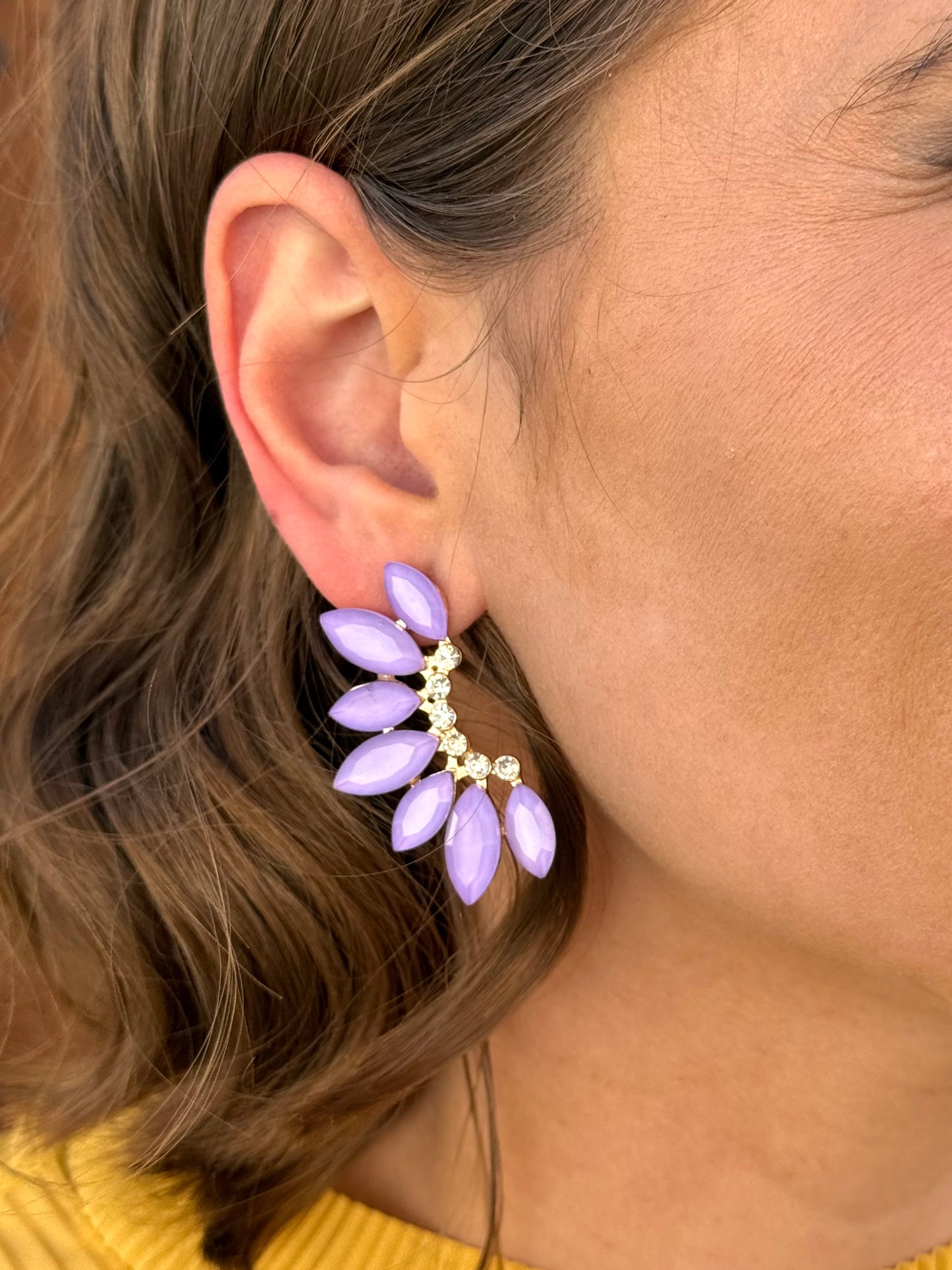 Pendientes Pensilvania Malva
