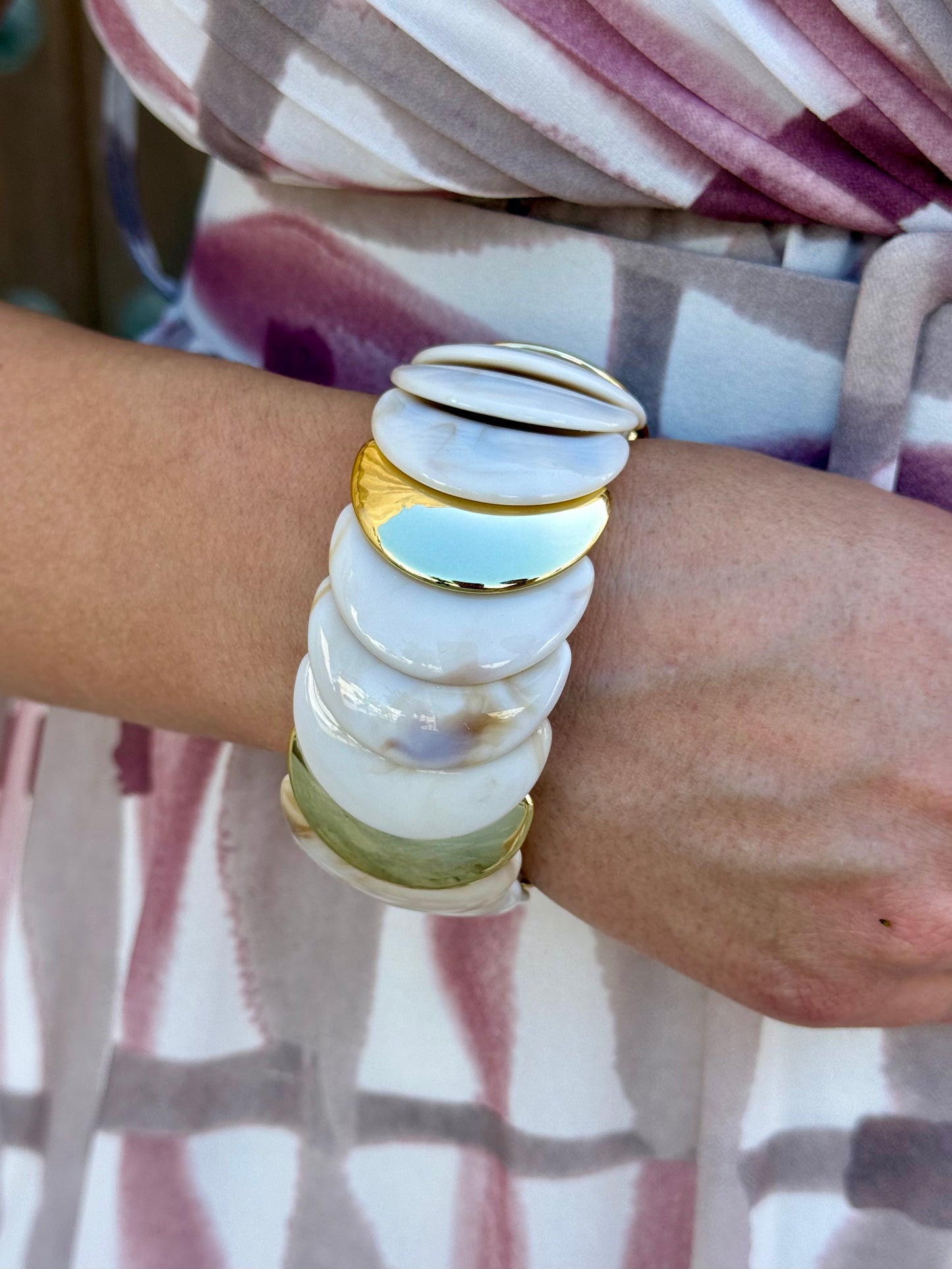 Pulsera Leonor Marfil
