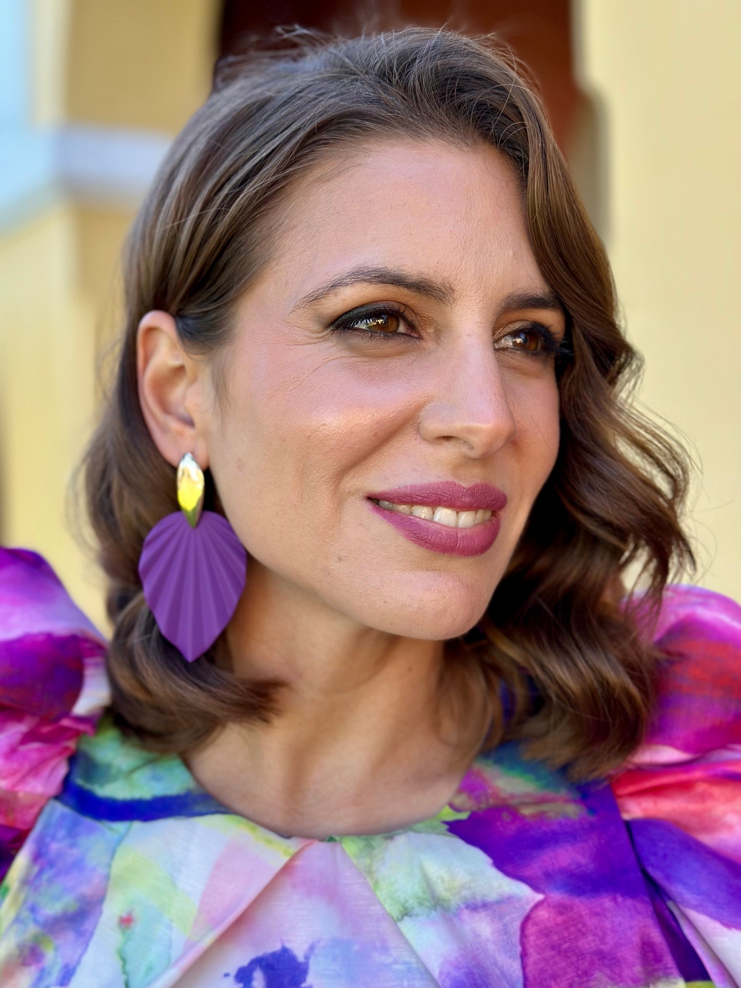 Pendientes Brisa Morado