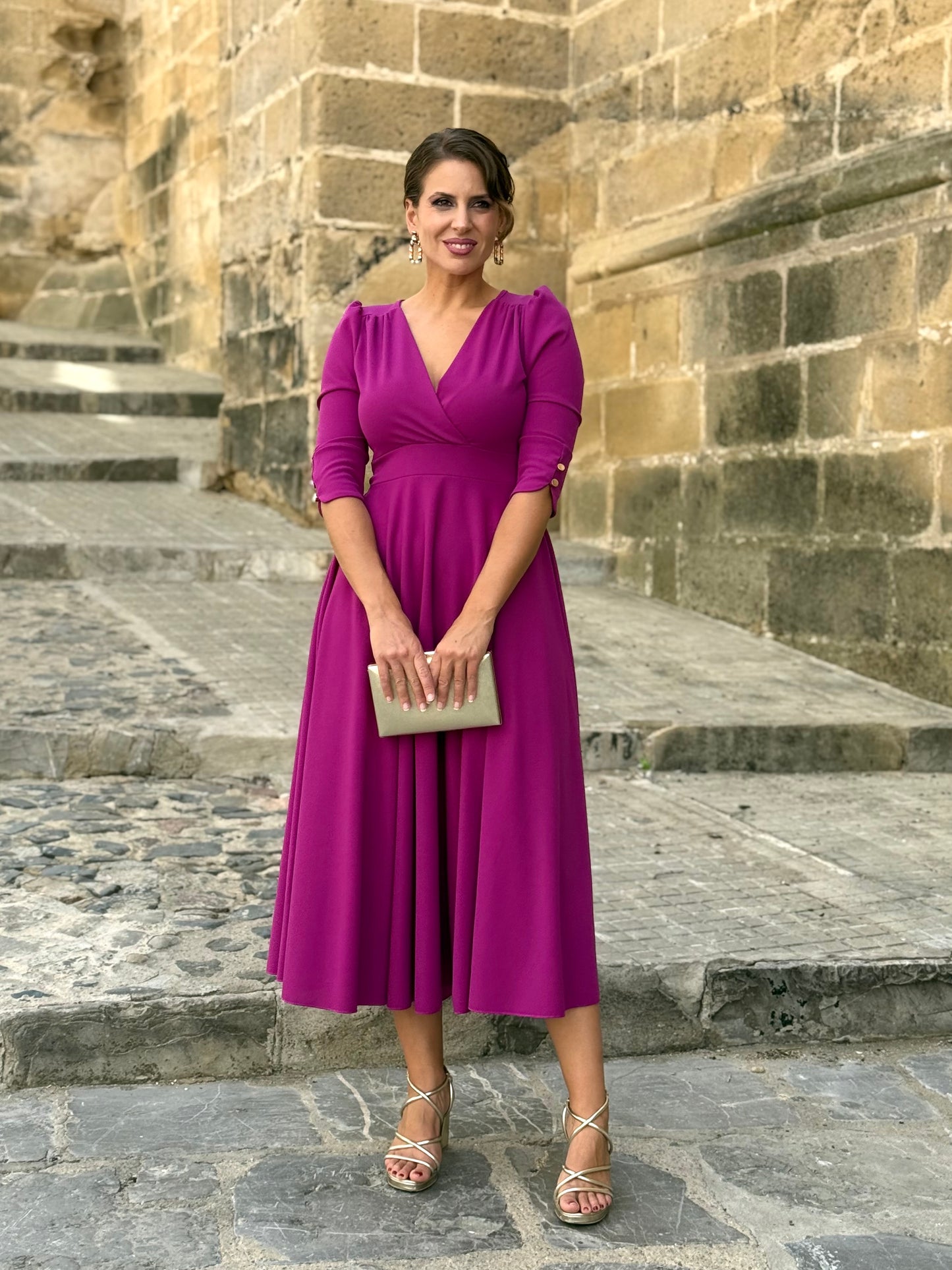 Vestido Yanet Buganvilla