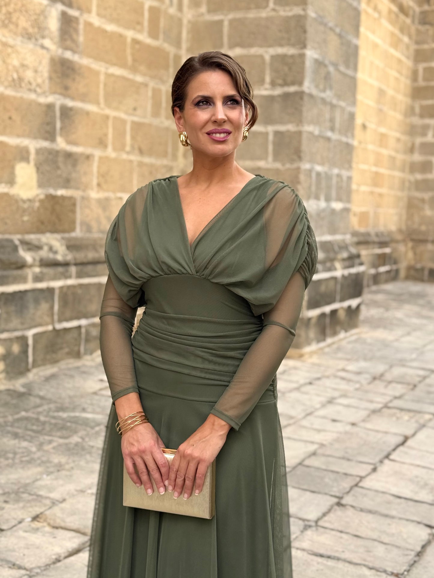 Vestido Graciela Kaki