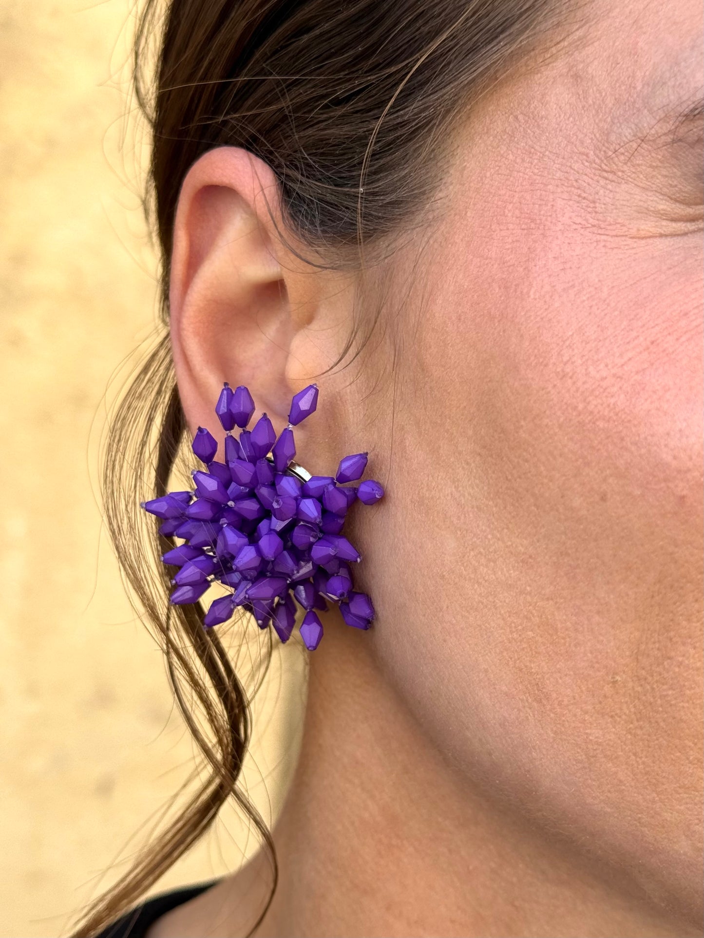 Pendientes Susi Morado