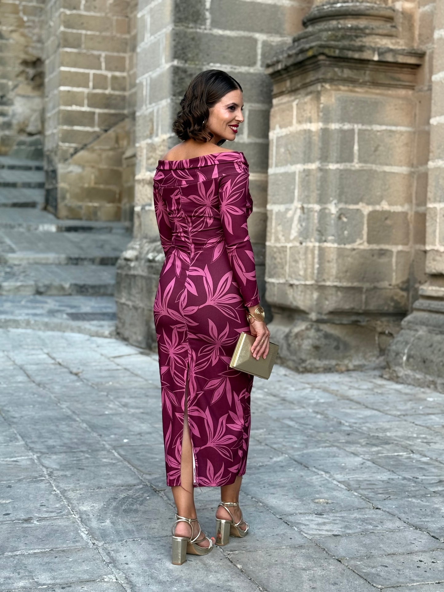 Vestido Elsa Buganvilla