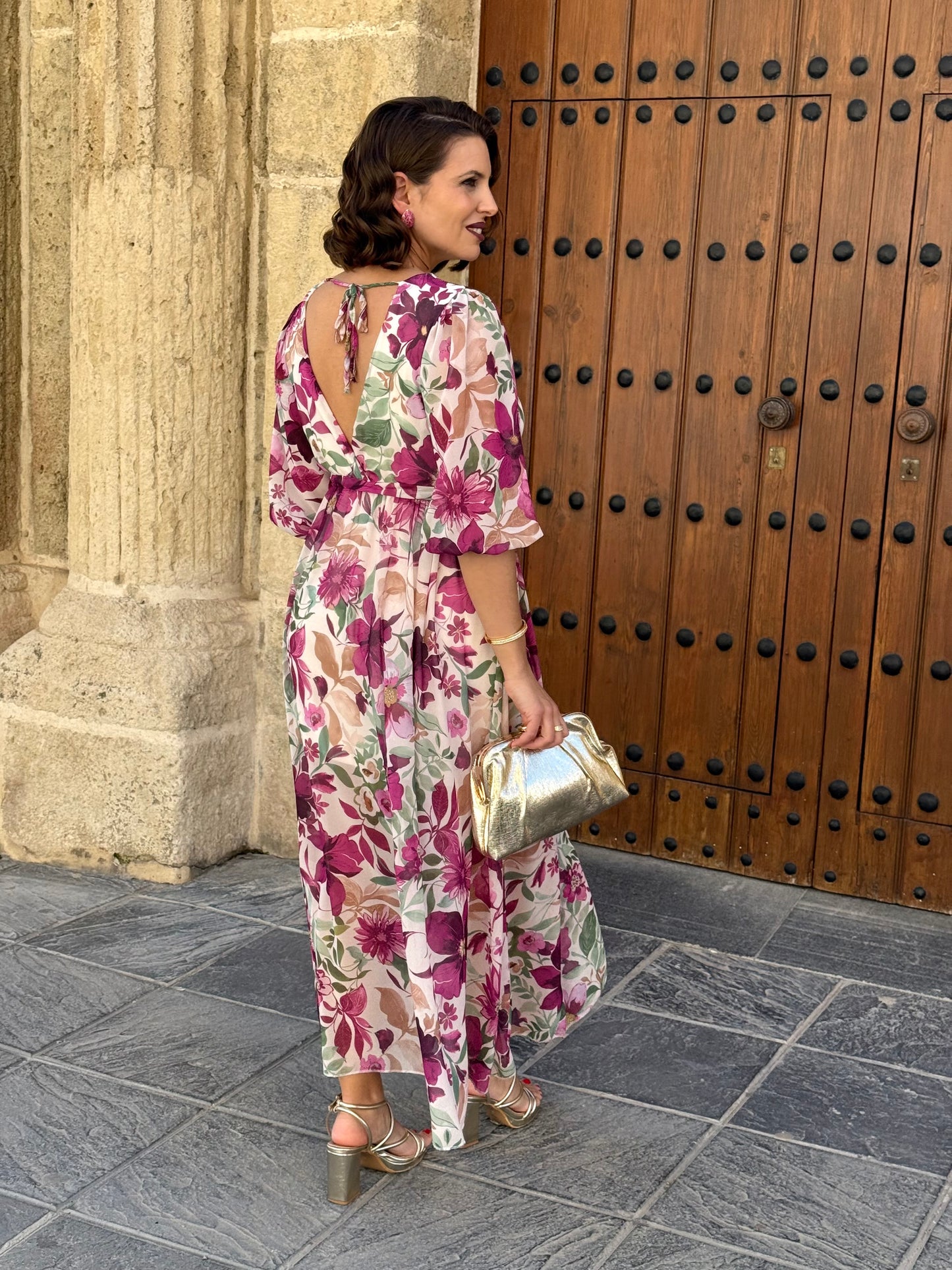 Vestido Sabina Buganvilla