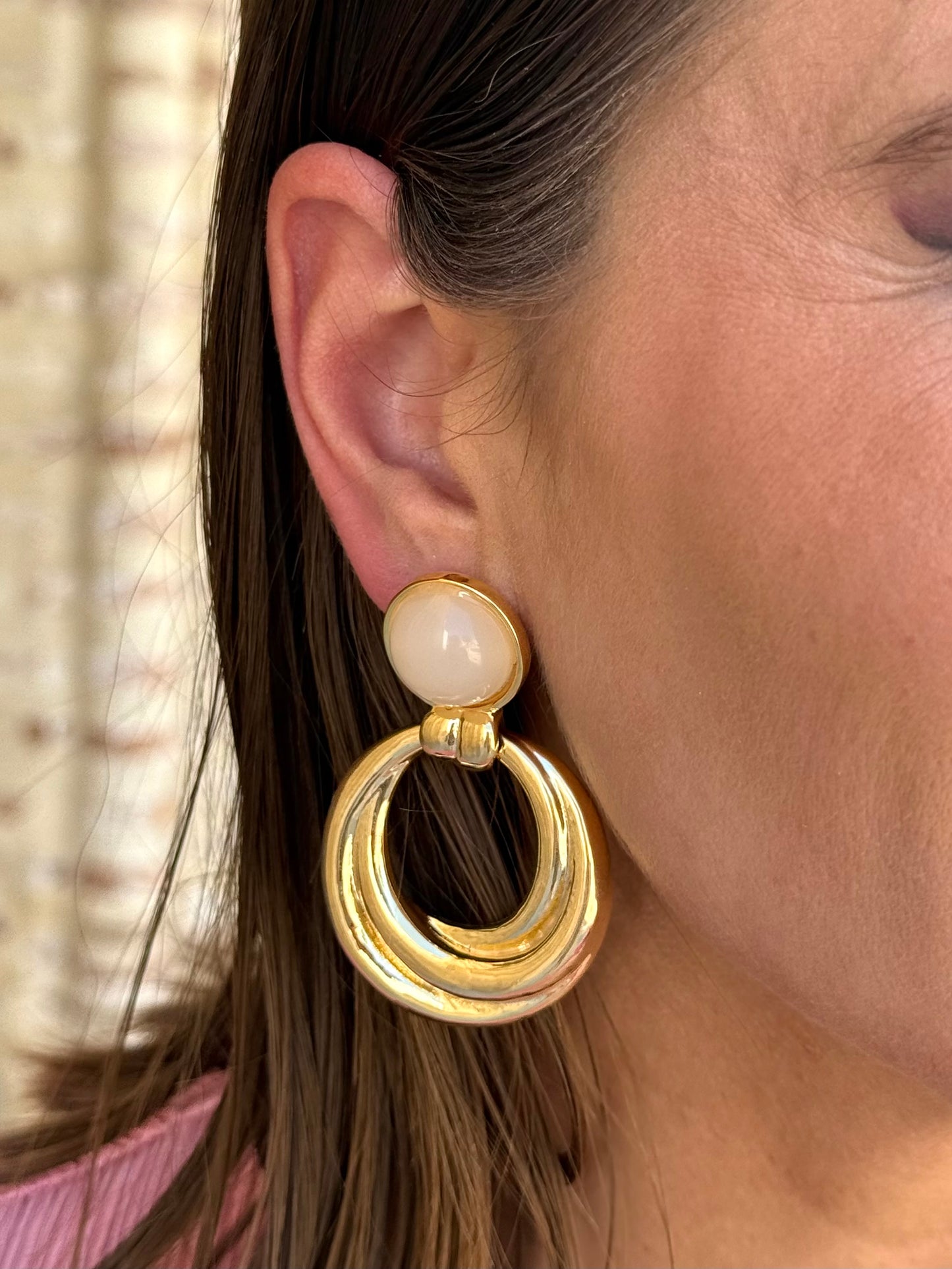 Pendientes Málaga Marfil