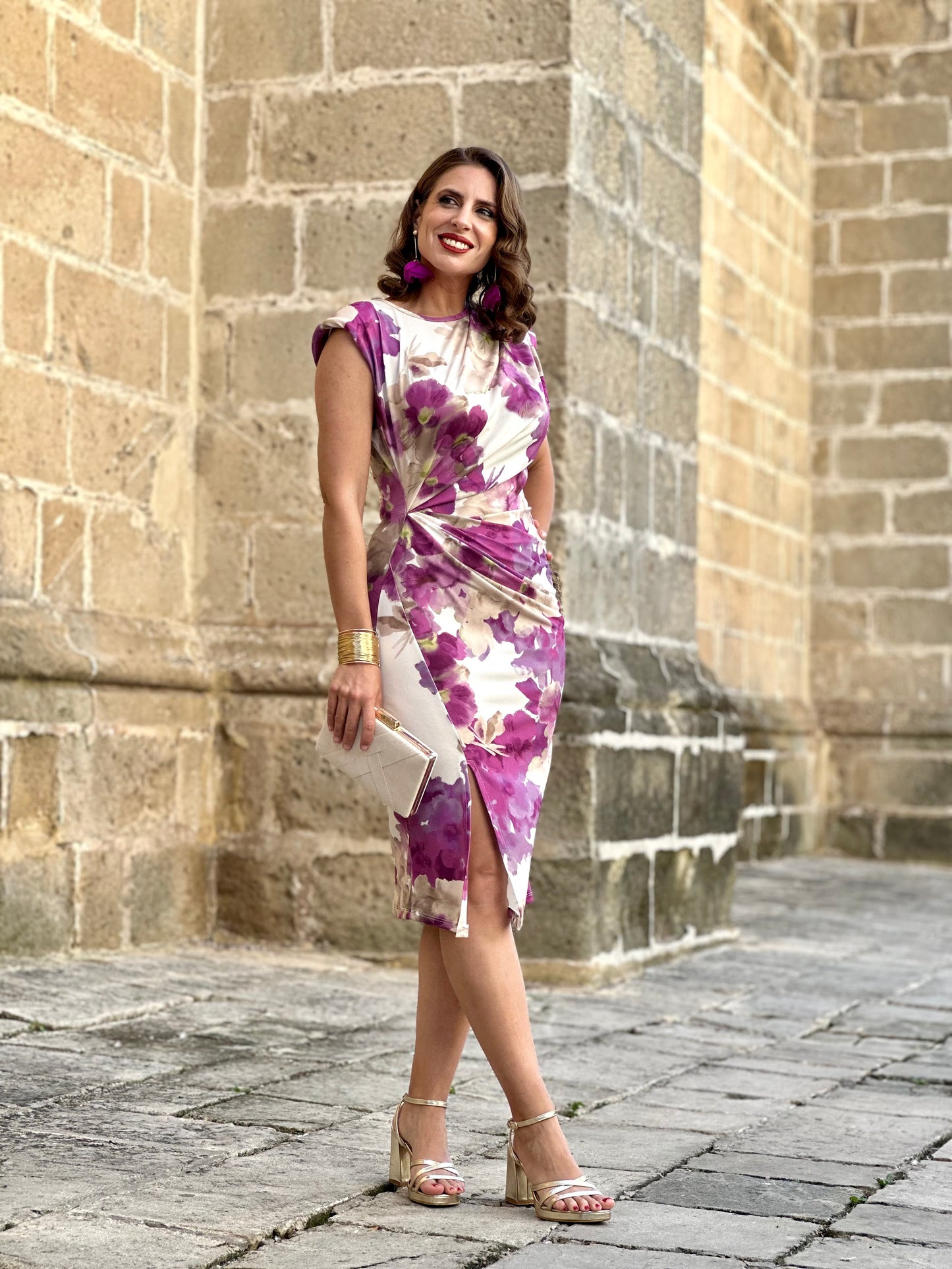Vestido Pilar Buganvilla