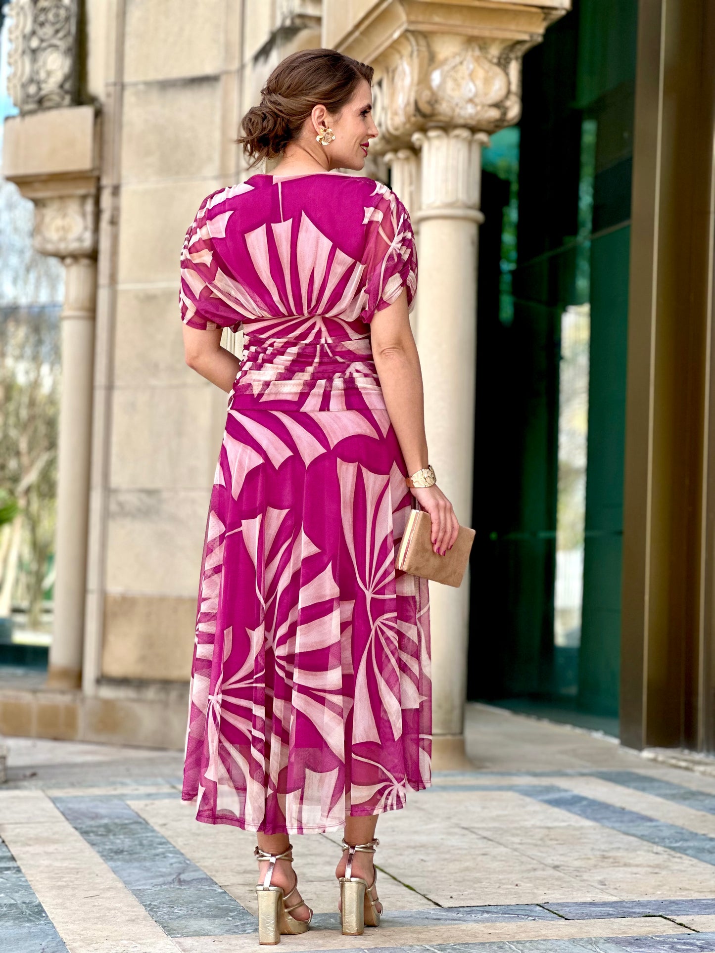 Vestido Graciela Buganvilla