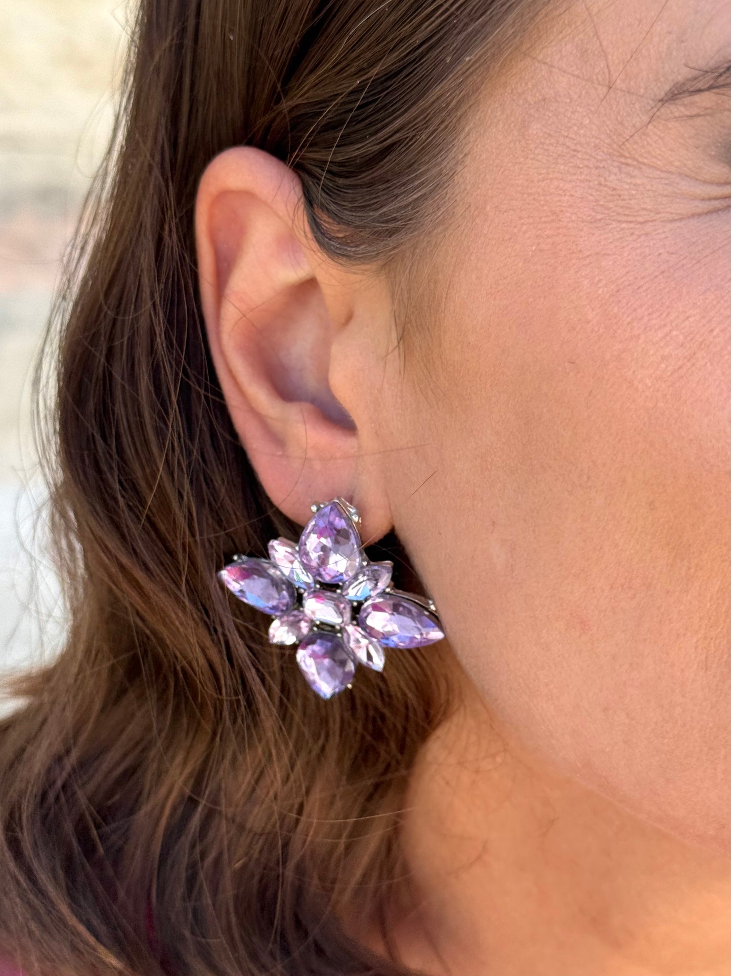 Pendientes Huelva Malva