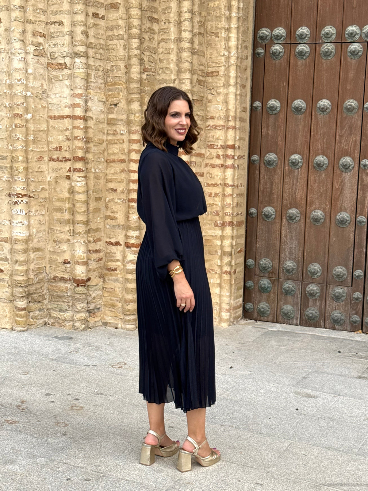 Vestido Julieta Azul Marino