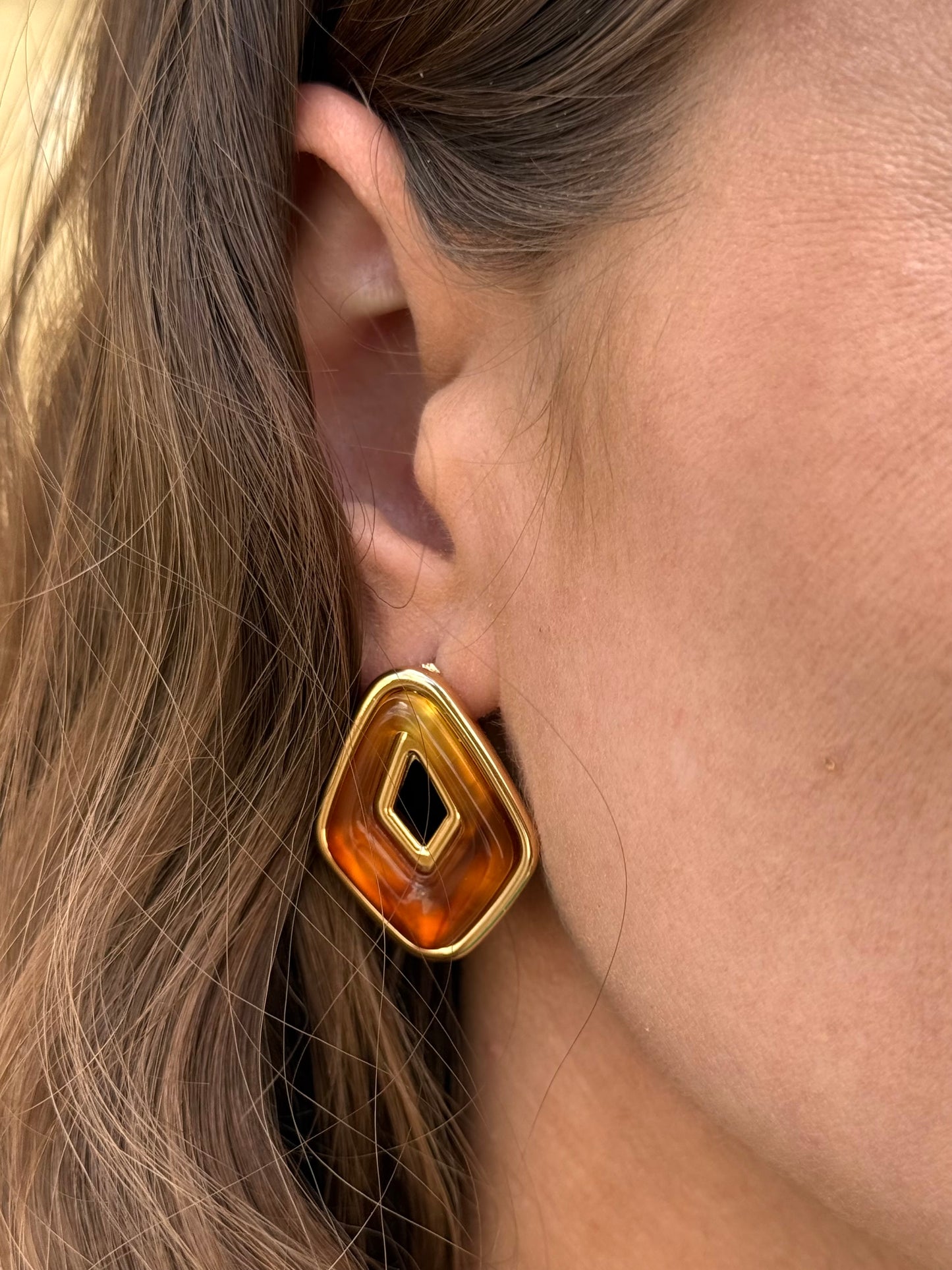 Pendientes Erika Marrón
