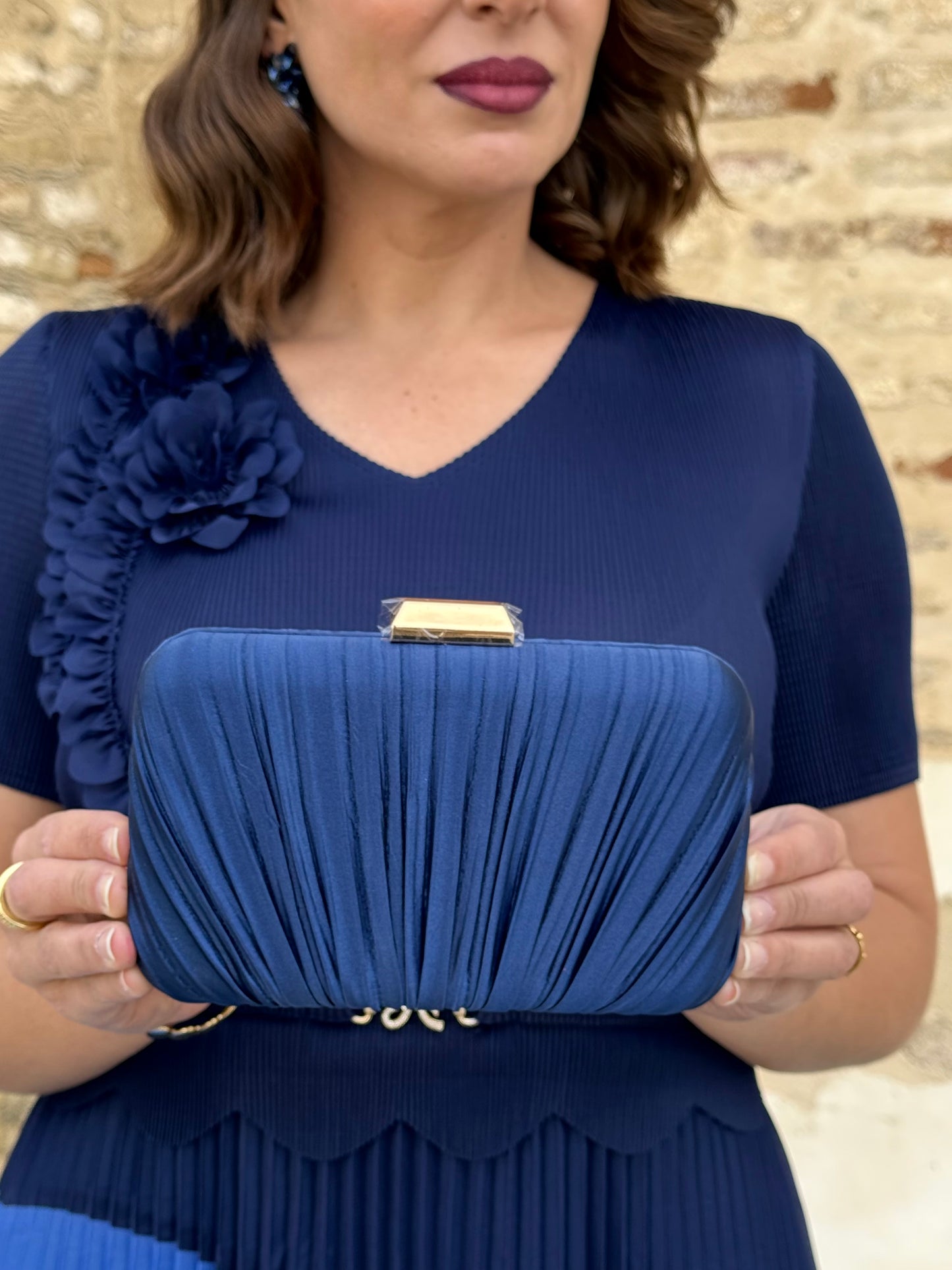 Bolso Raso Azul Marino