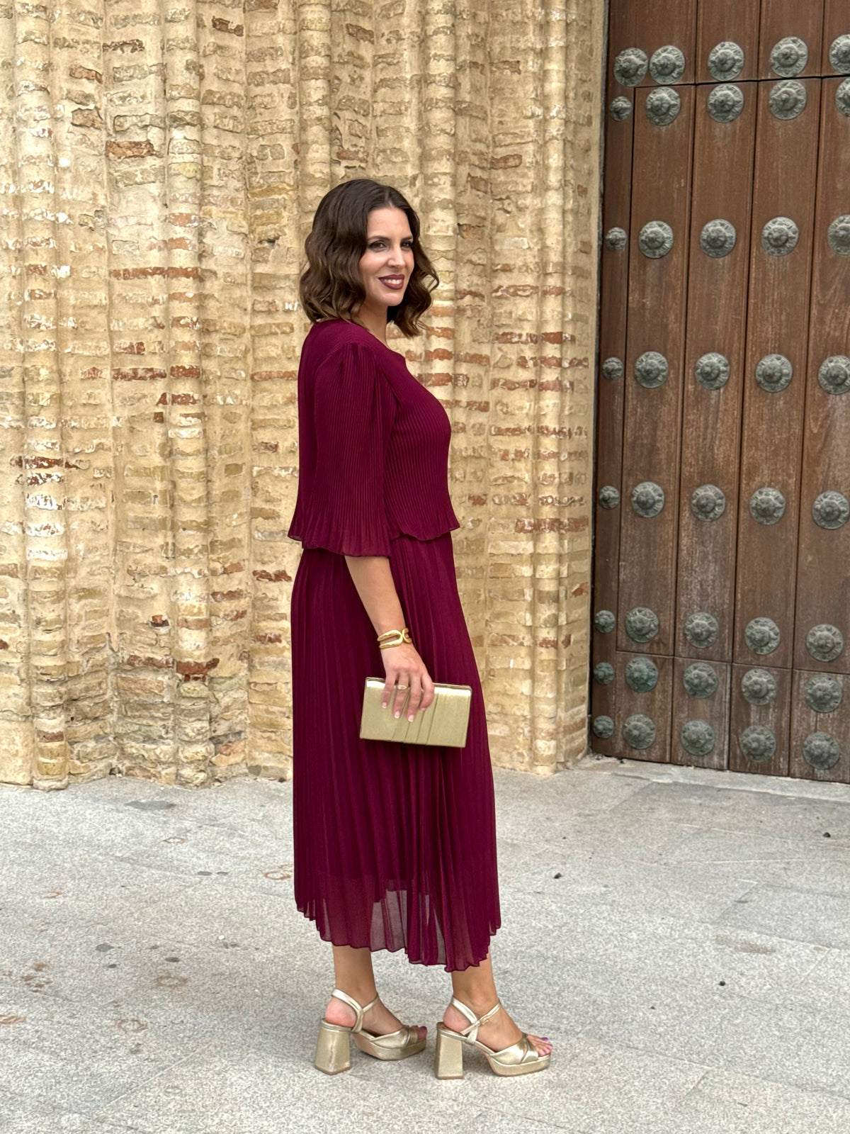 Vestido Altea Burdeos