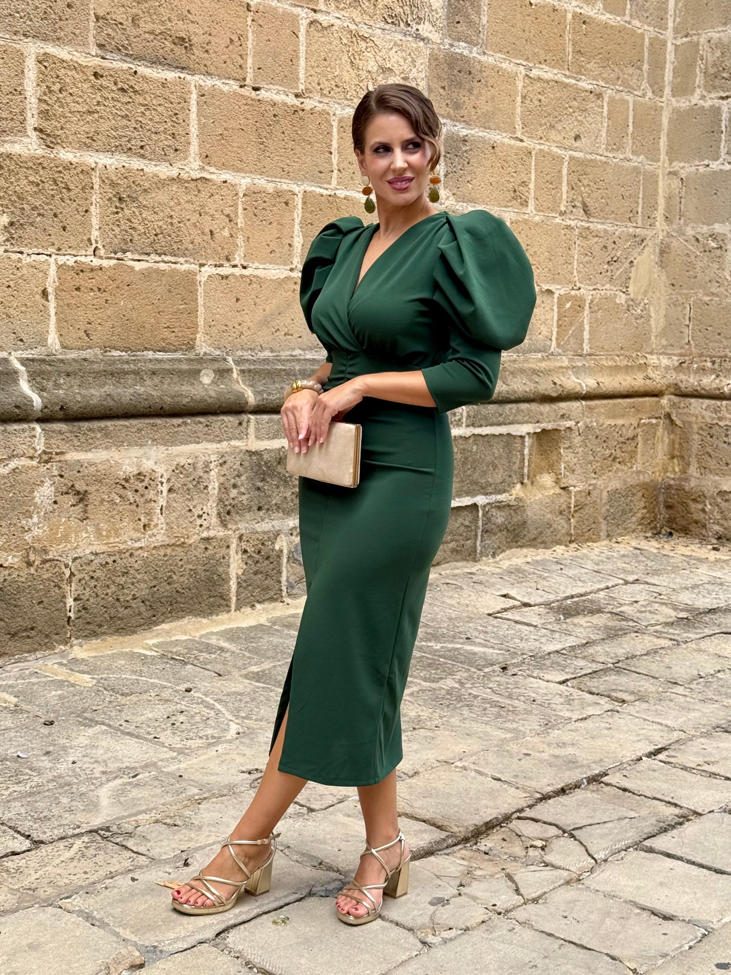 Vestido Lourdes verde
