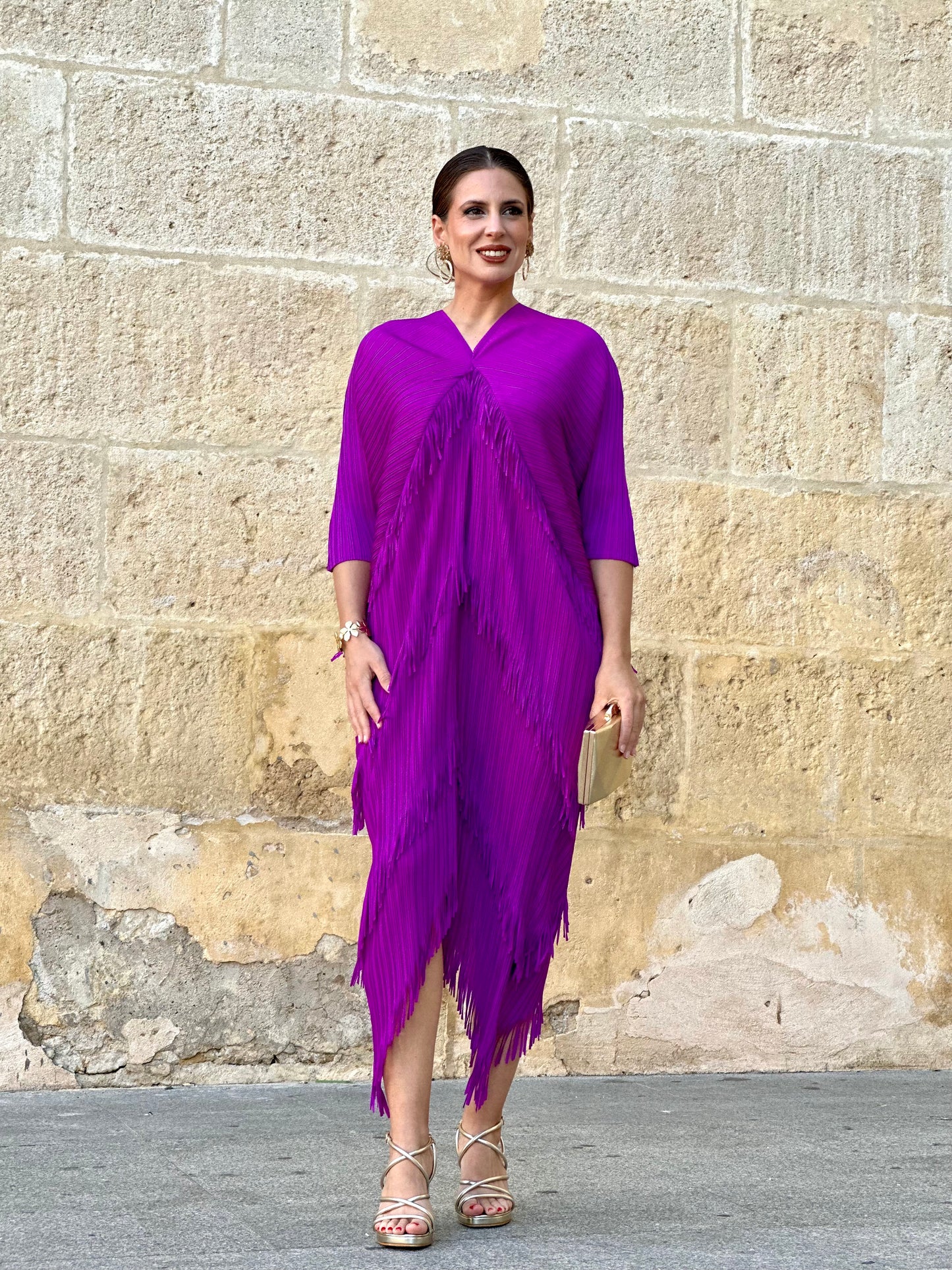 Vestido Adela Buganvilla