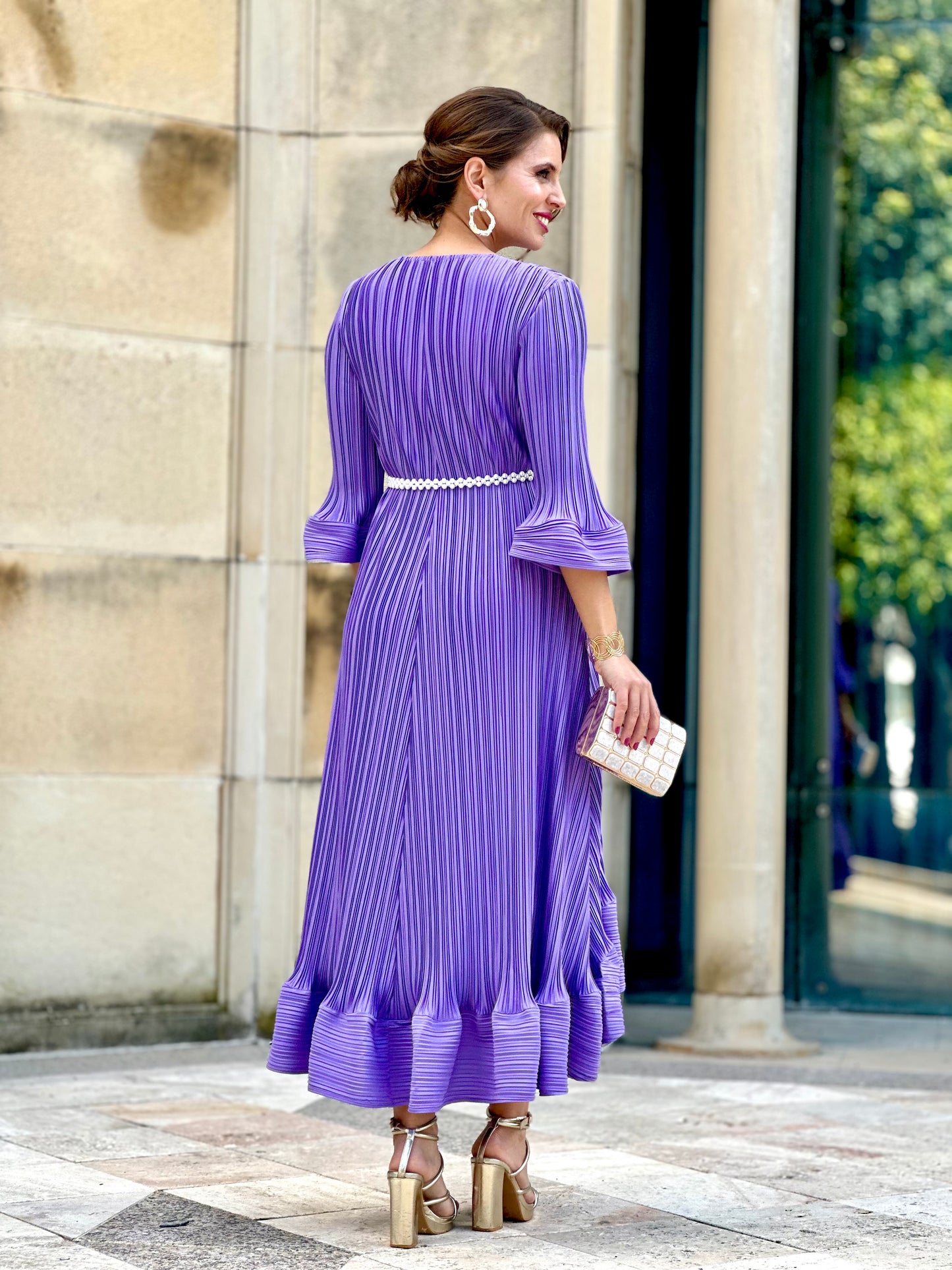 Vestido Camila Malva