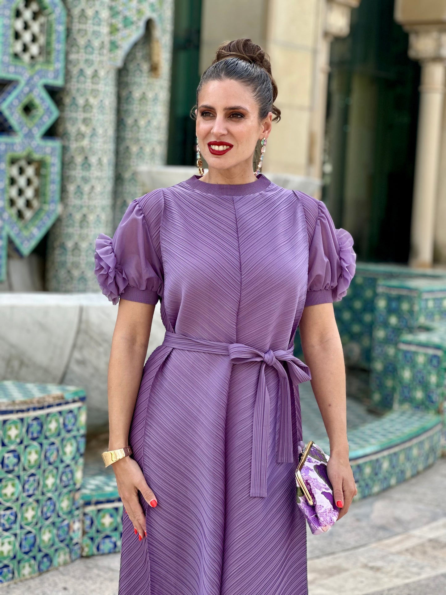 Vestido Abigail Morado