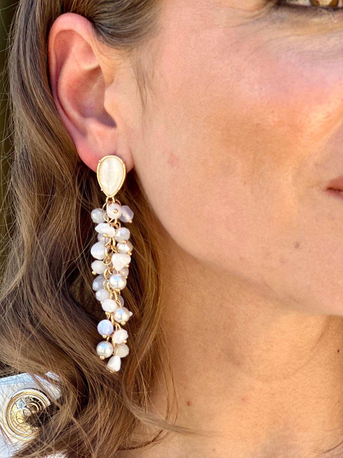 Pendientes Vegadeo Nácar