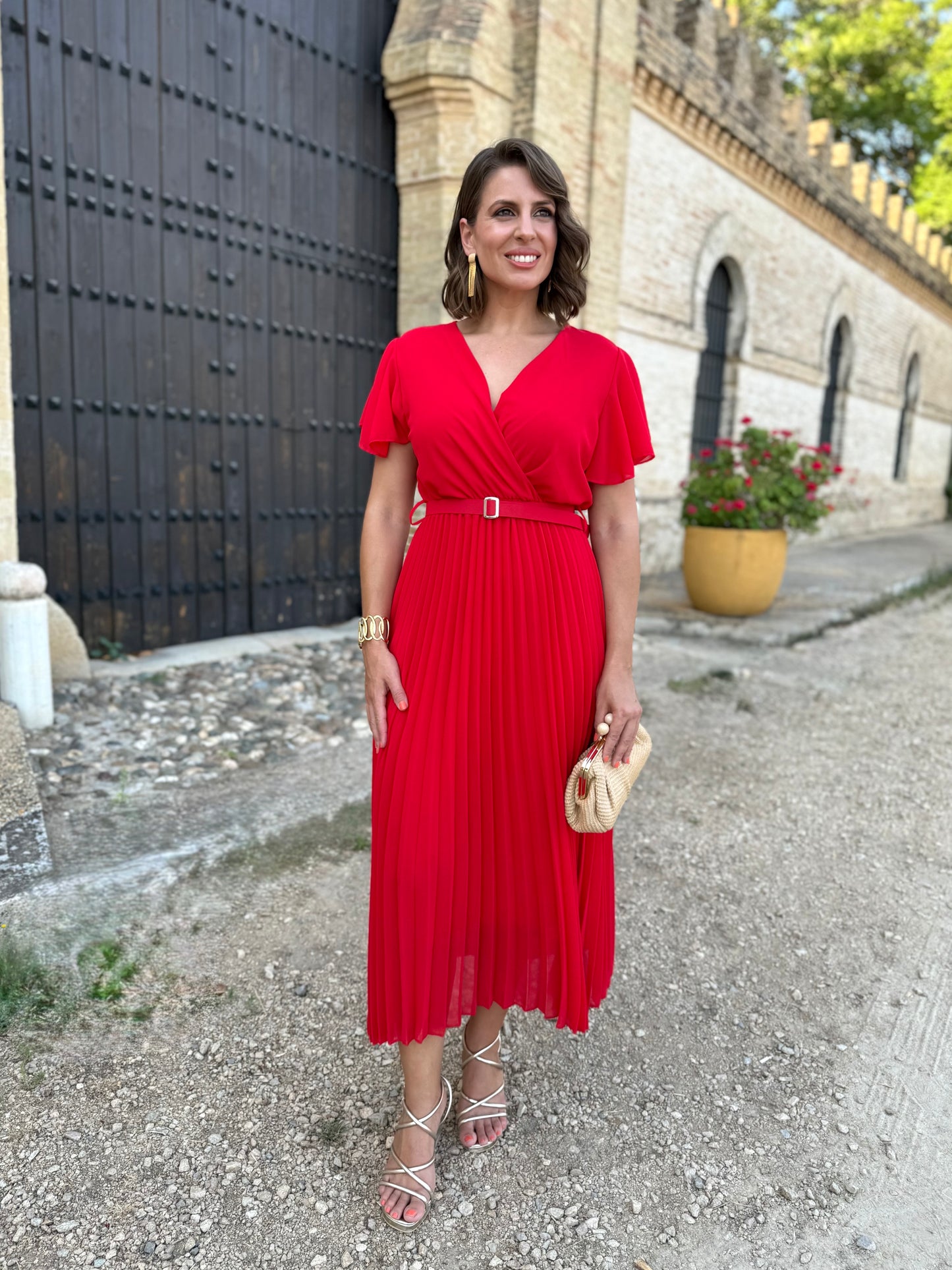 Vestido Valeria Rojo