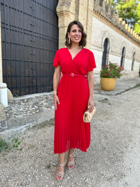 Vestido Valeria Rojo