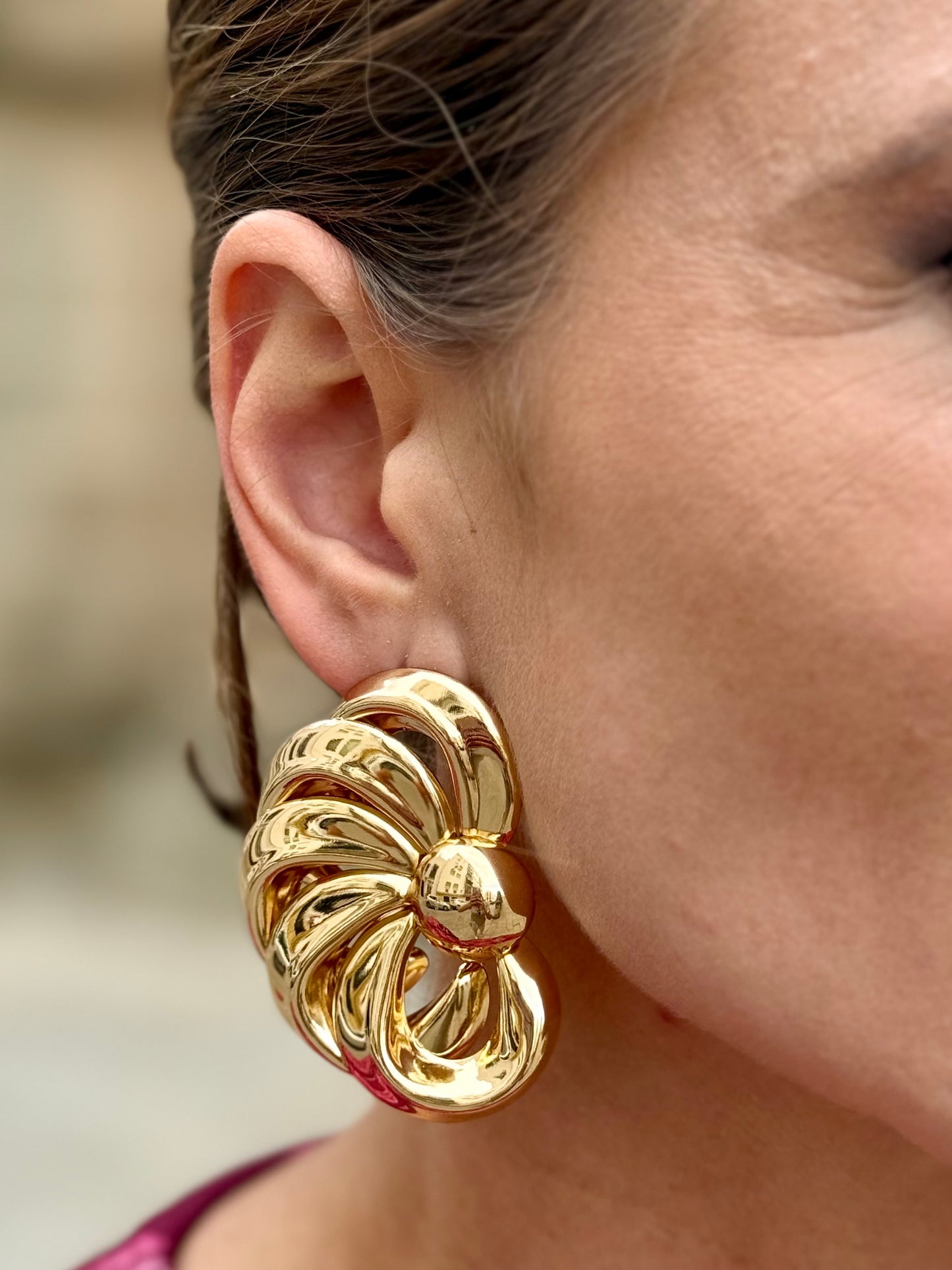 Pendientes Sultana Dorado