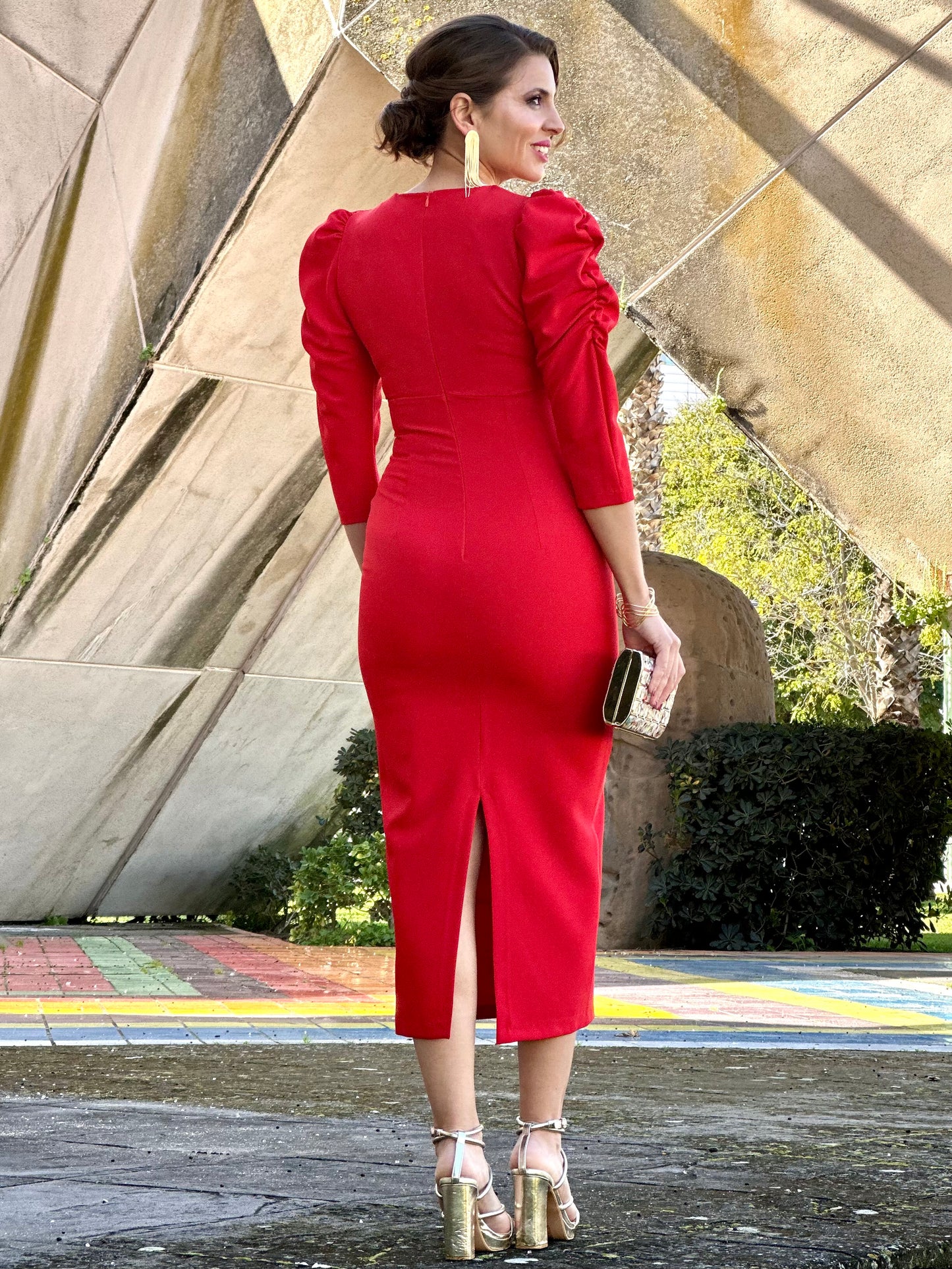Vestido Iznájar Rojo