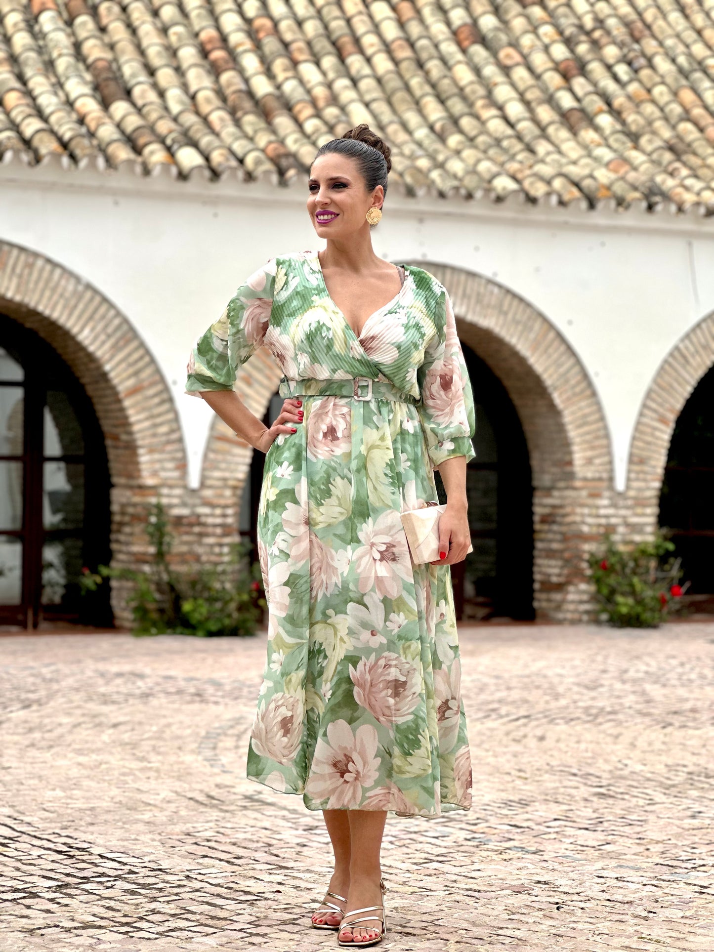 Vestido Clavellina Verde