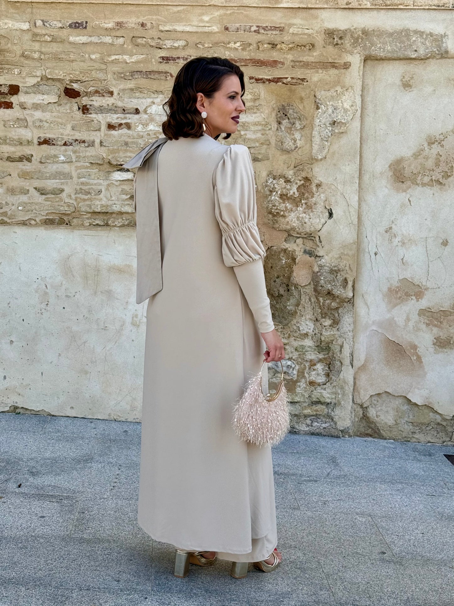 Conjunto Camelia Beige