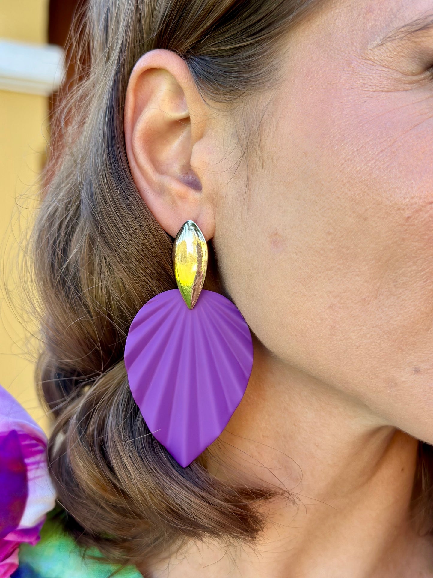 Pendientes Brisa Morado