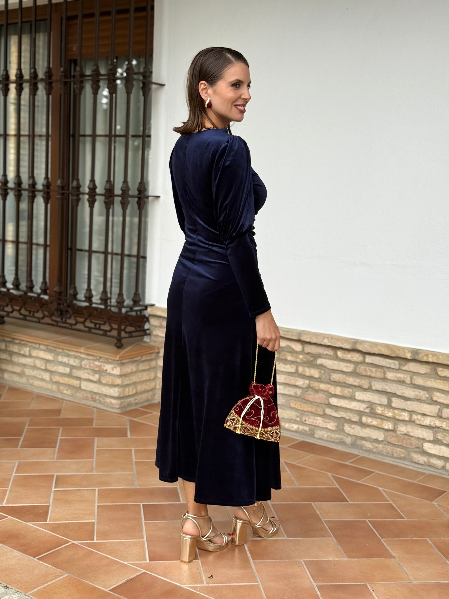 Vestido Velvet Marino