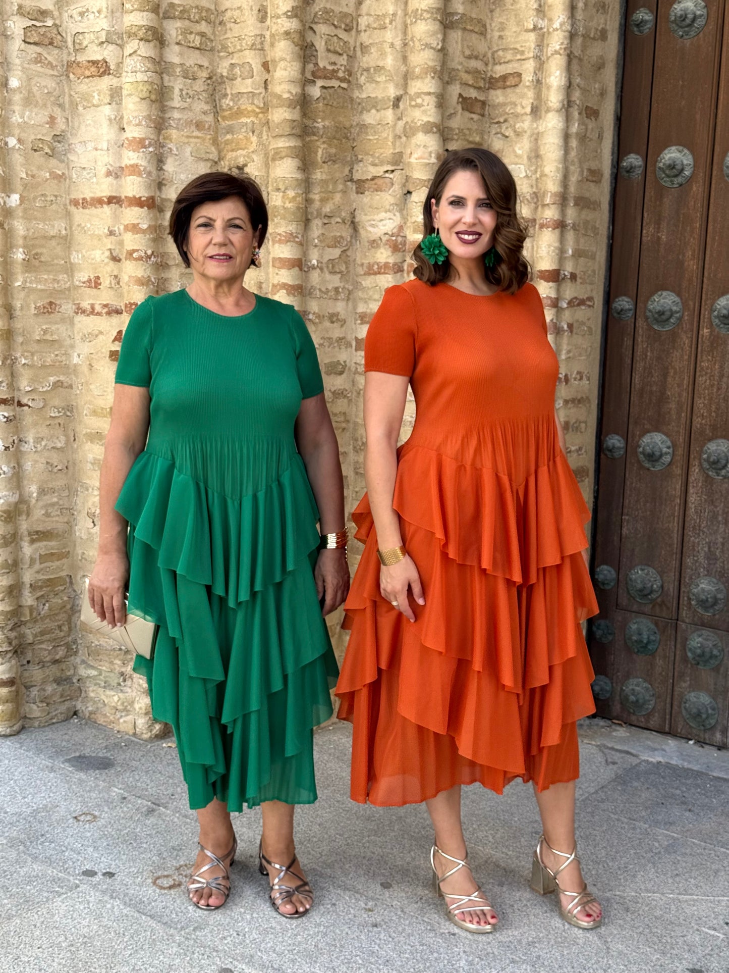 Vestido Luz Teja