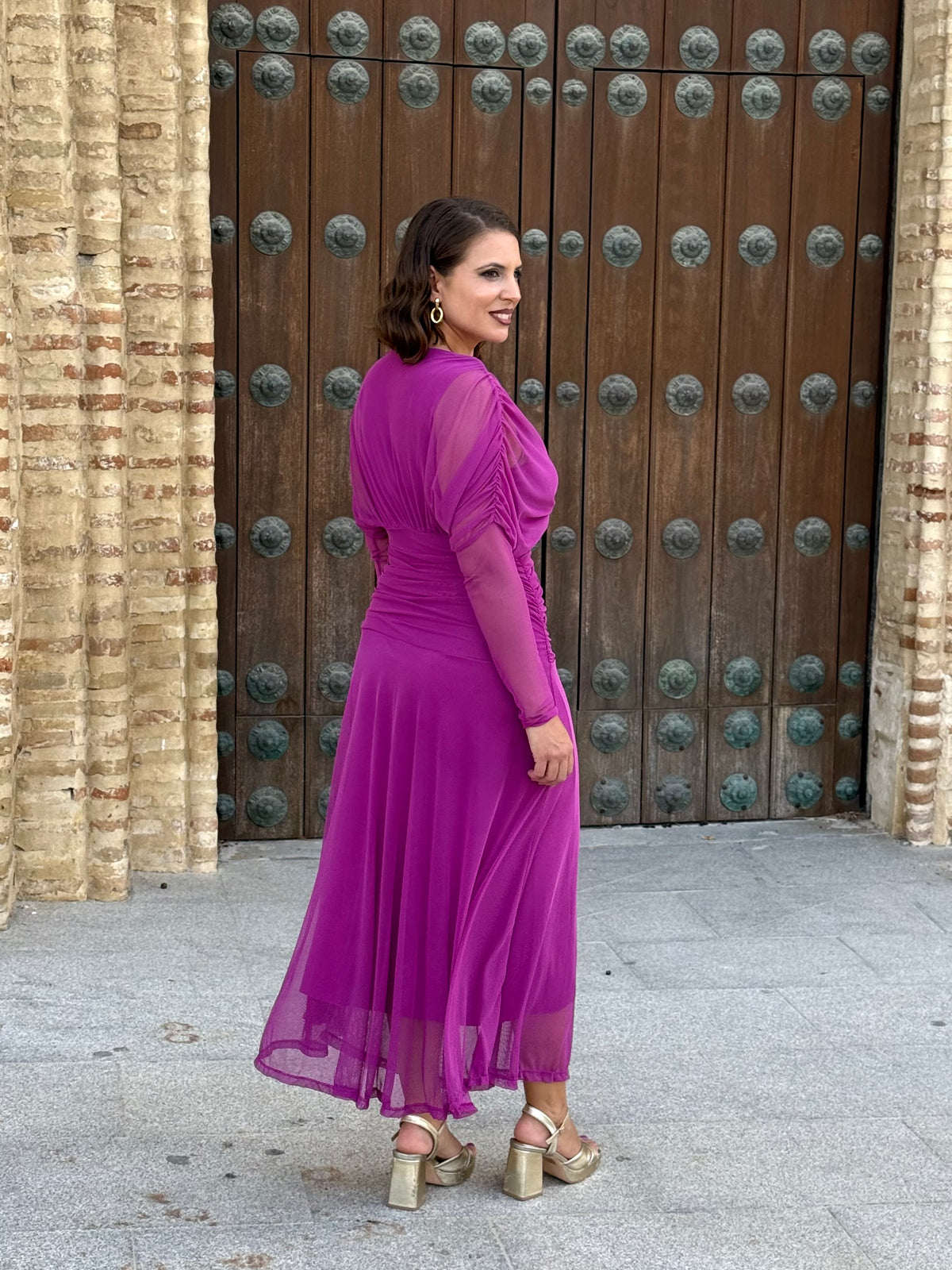 Vestido Graciela Buganvilla