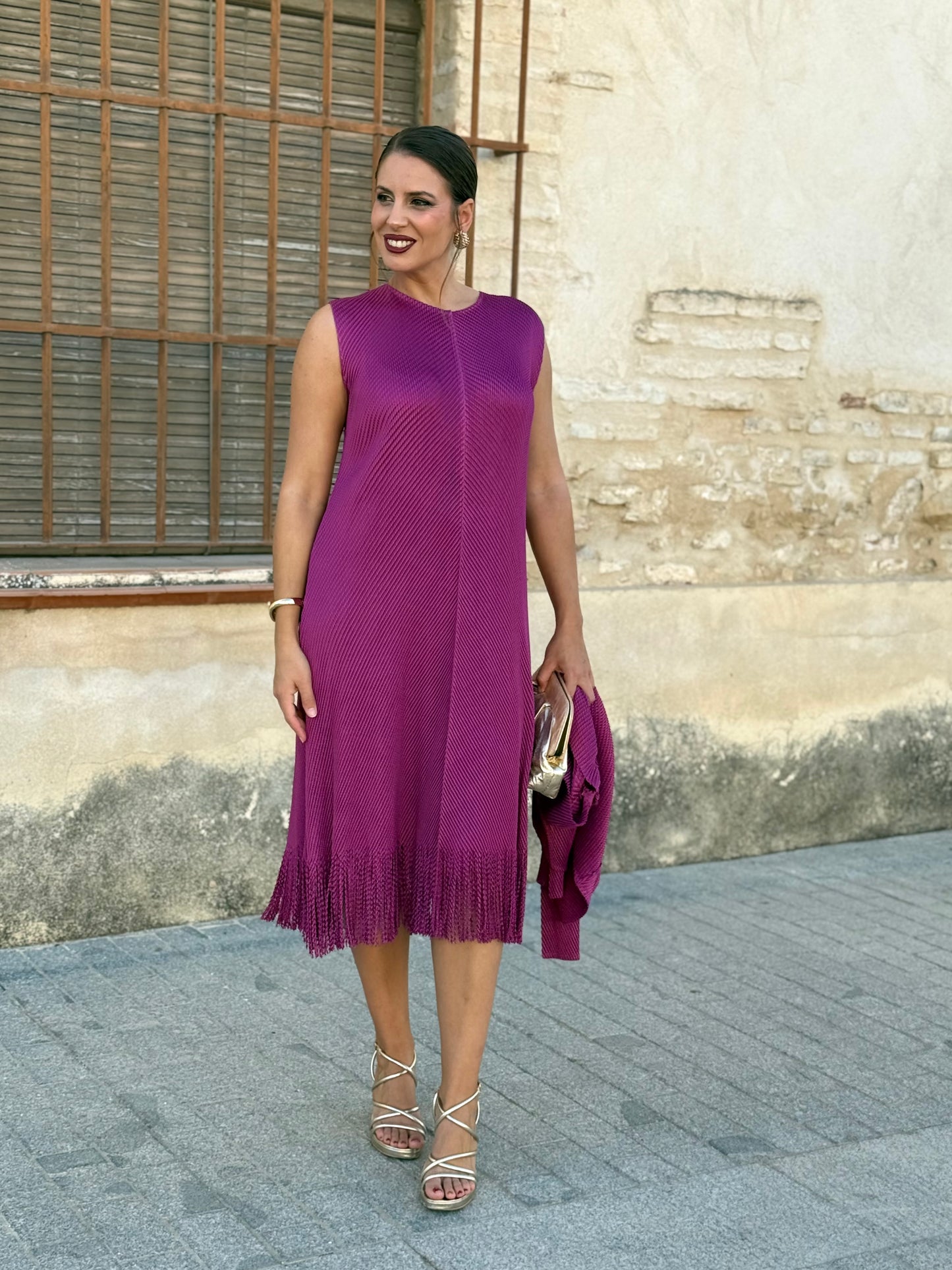 Vestido + Chaqueta Sandra Buganvilla