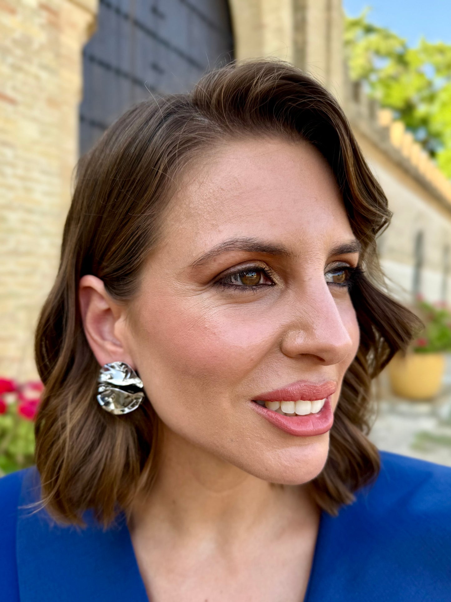 Pendientes Jimena Plata