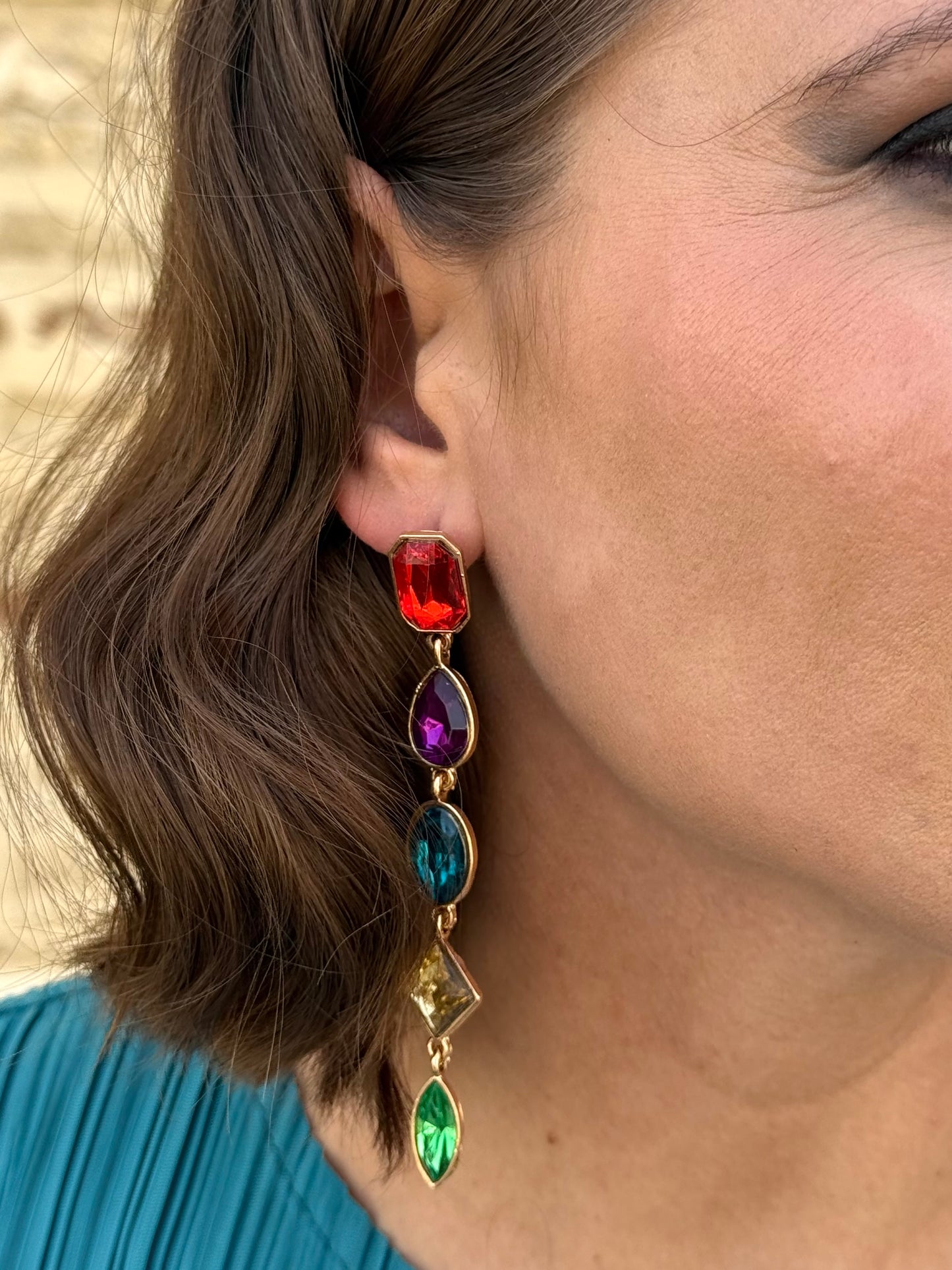 Pendientes Litio Multicolor