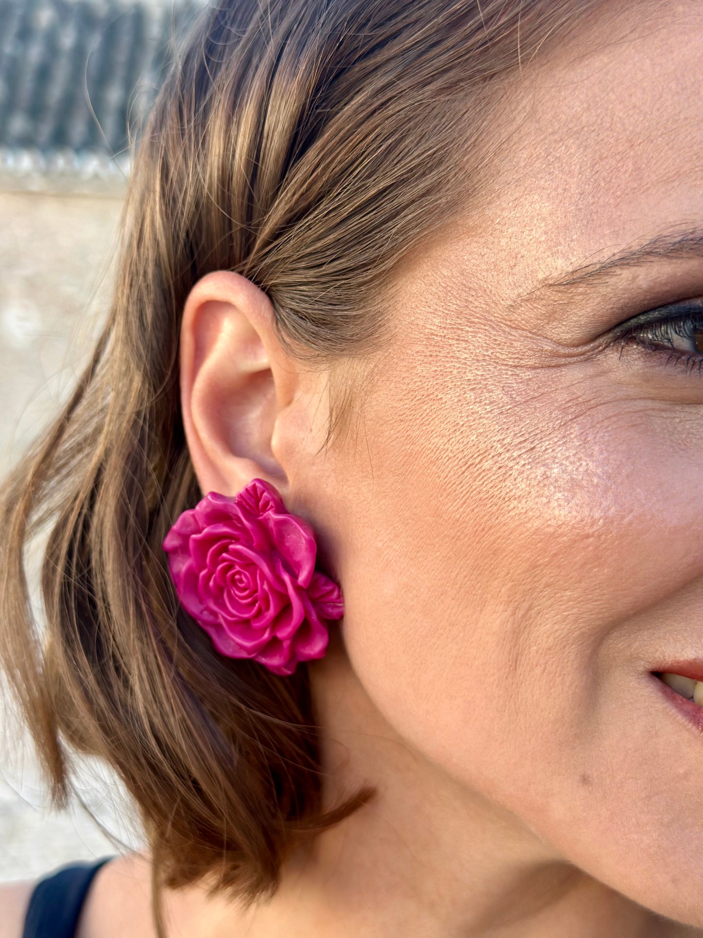 Pendientes Flora Buganvilla