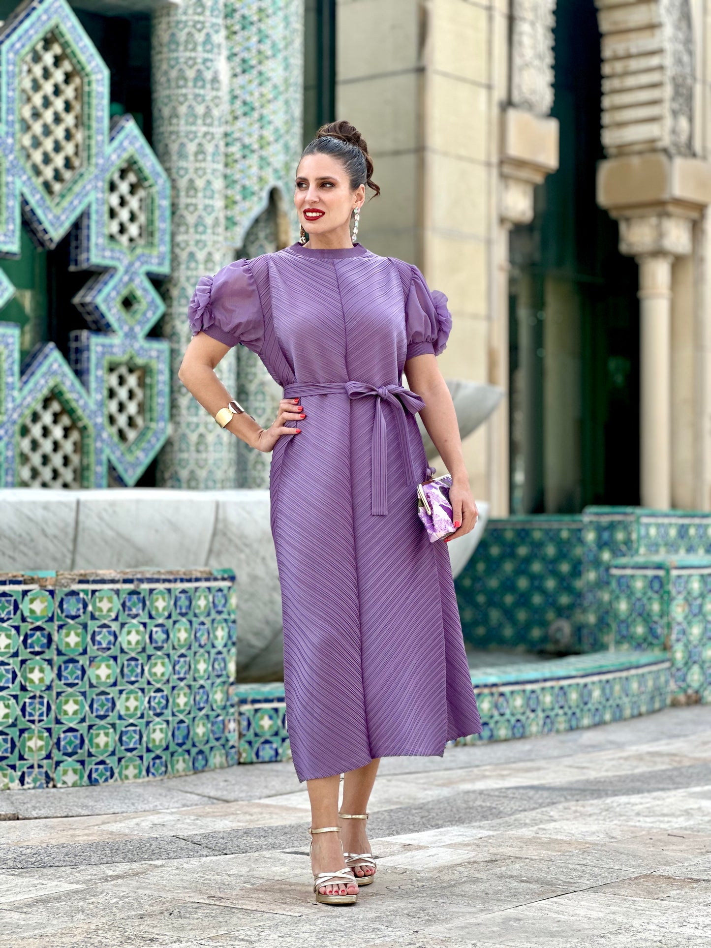 Vestido Abigail Morado