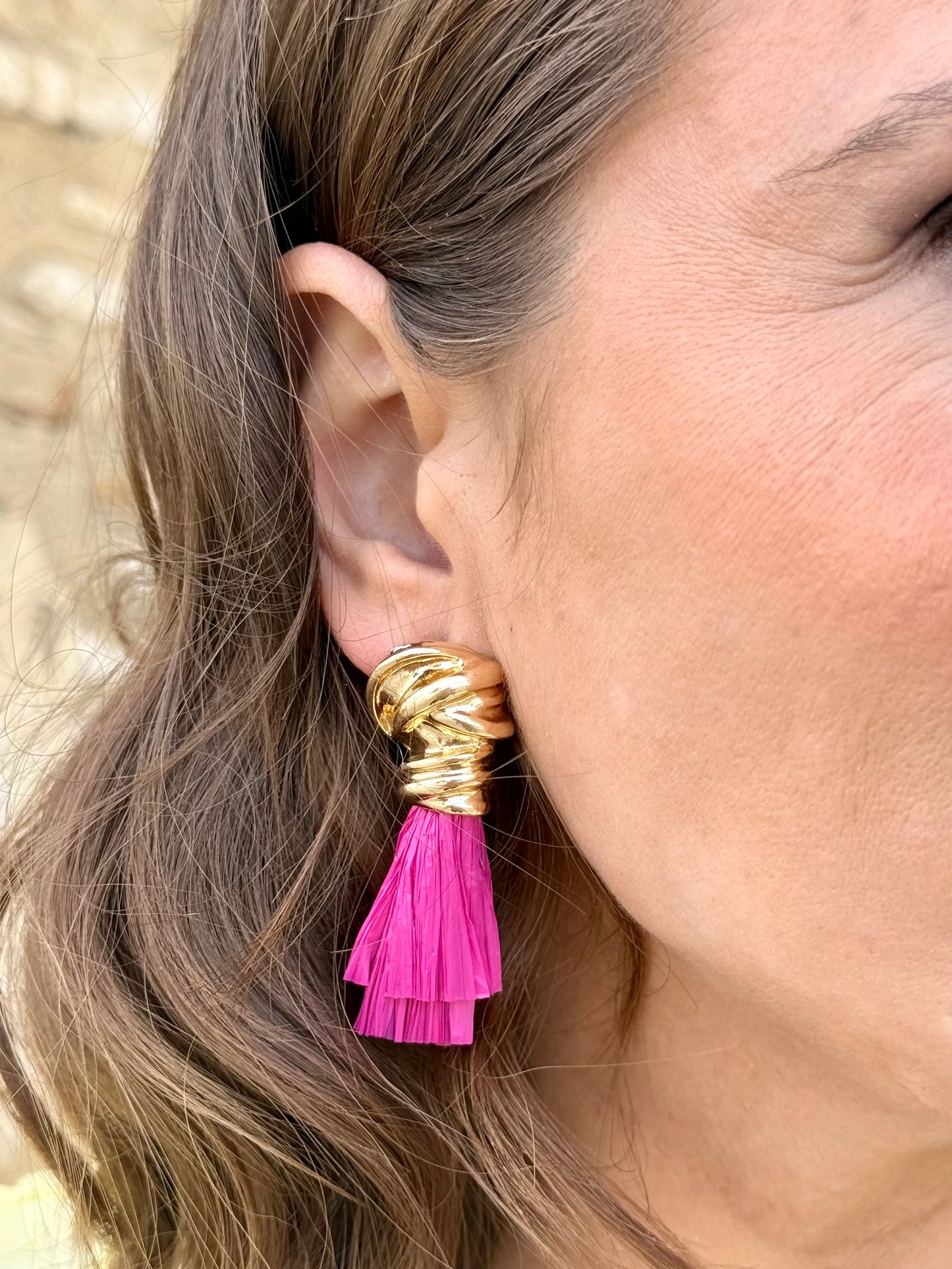 Pendientes Doñana Fucsia