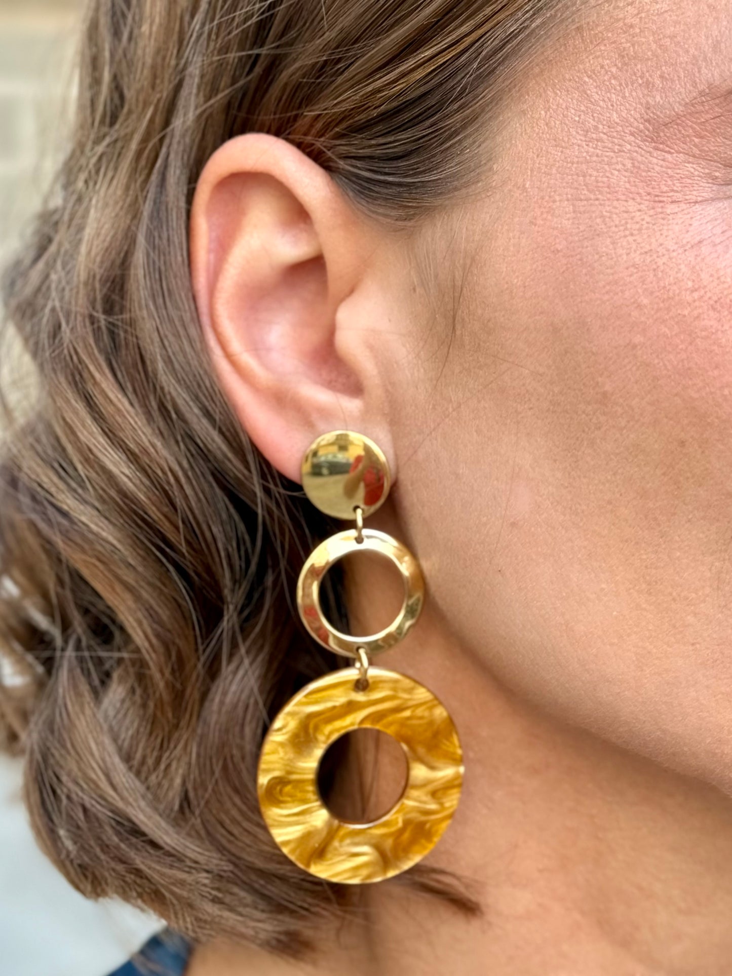 Pendientes Silvana Bronce