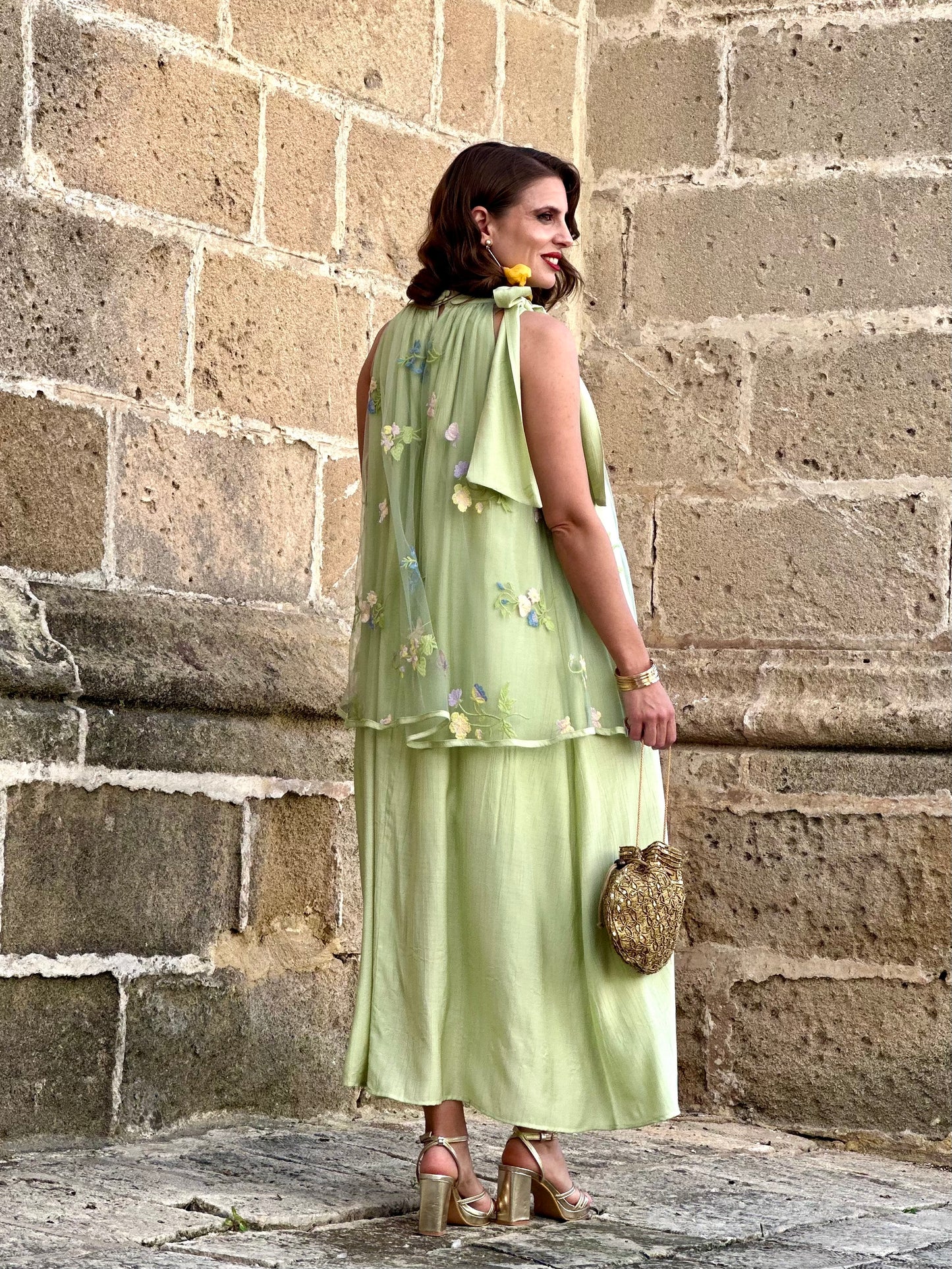 Vestido Celestina Verde