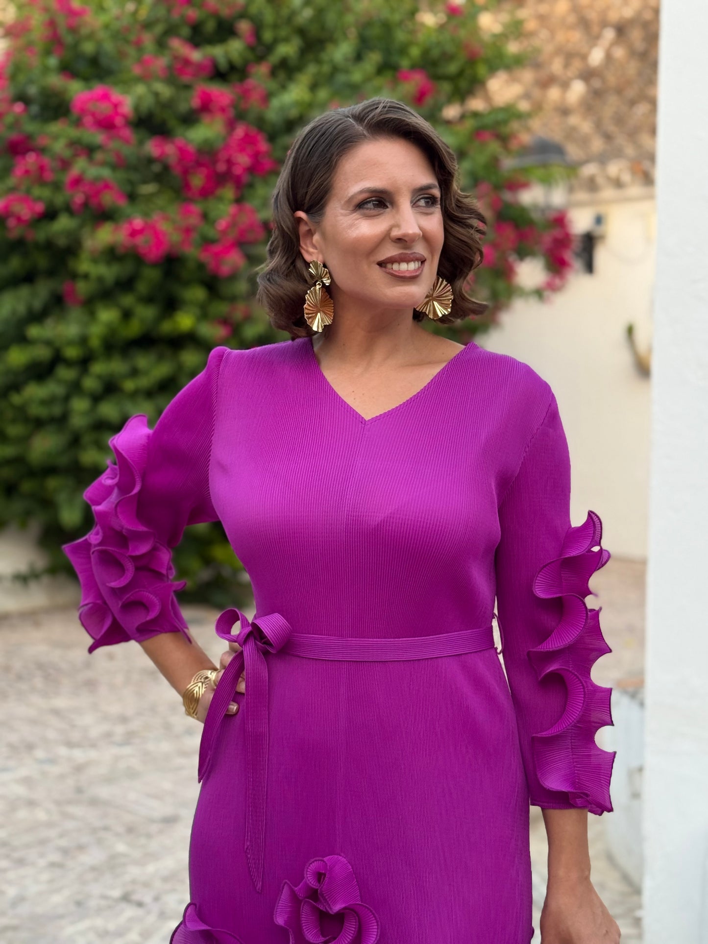 Vestido Salomé Buganvilla