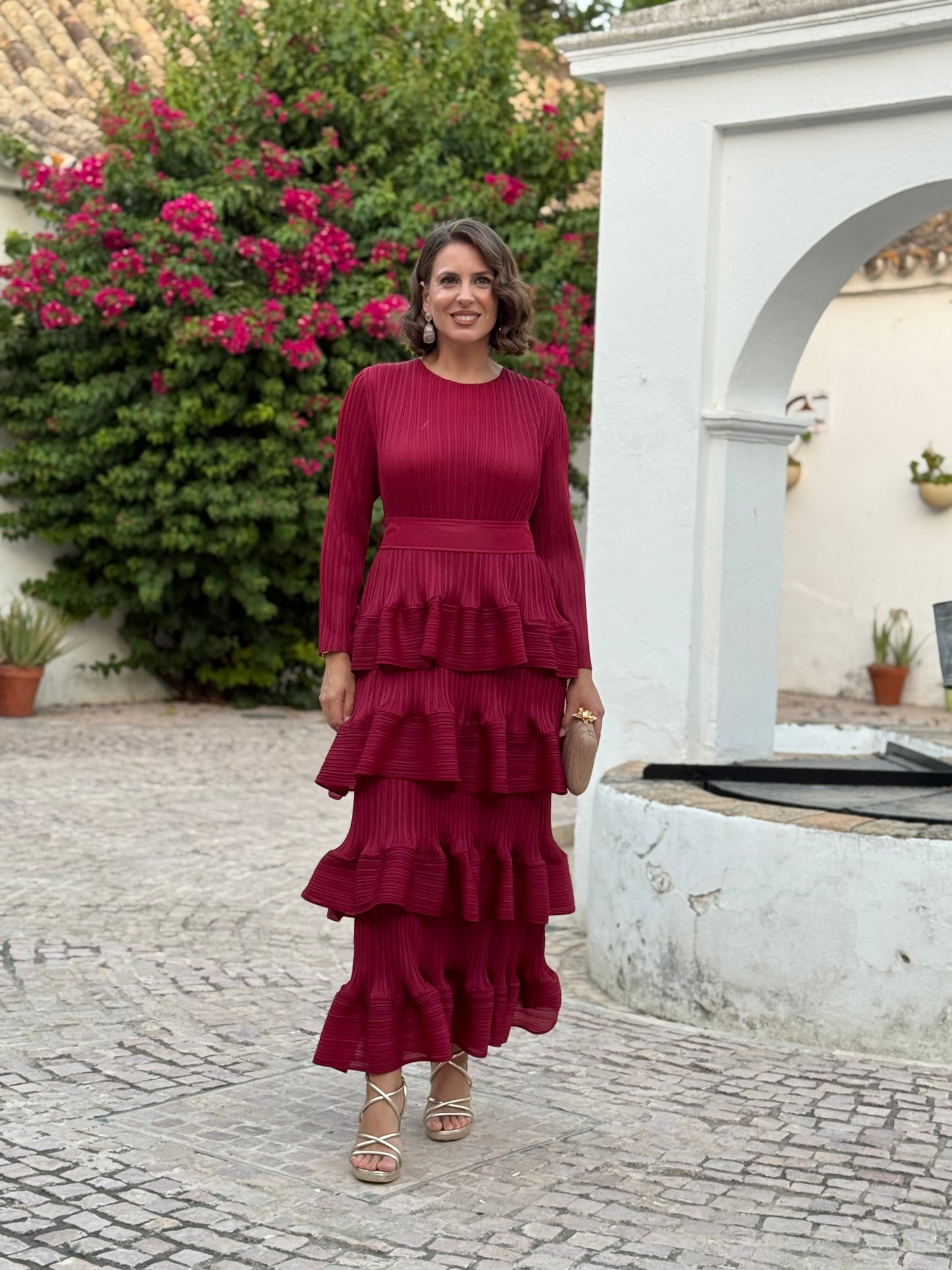 Vestido Lucrecia Vino