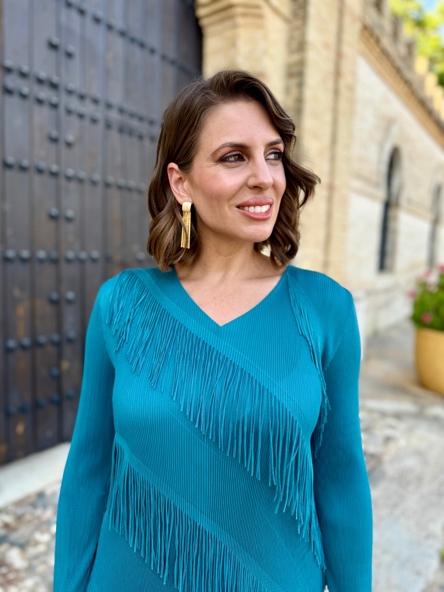 Vestido Clarisa Turquesa