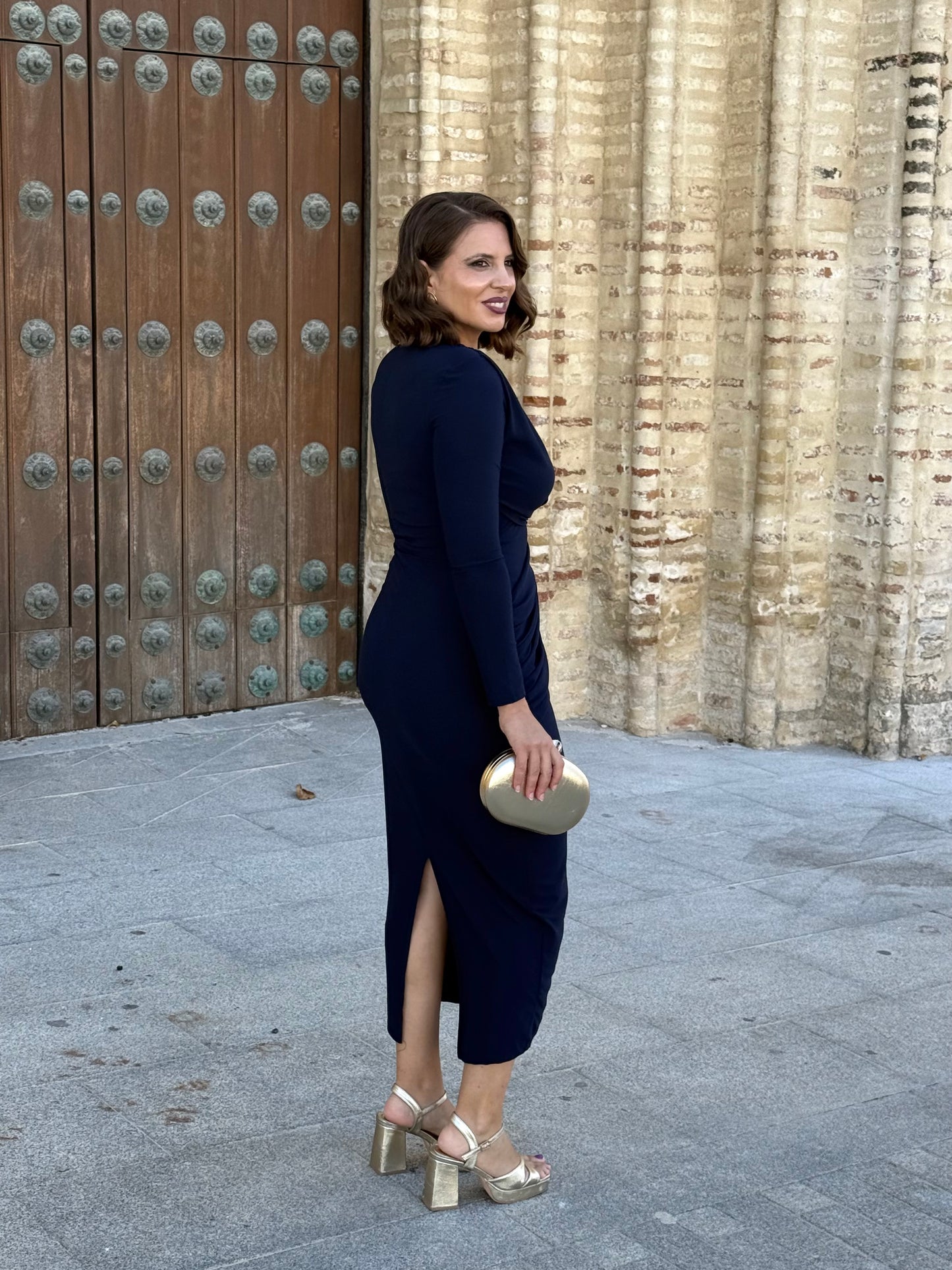 Vestido Cayetana Marino