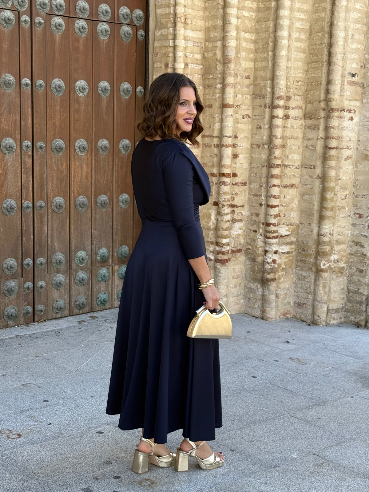 Vestido Ágata Azul Marino